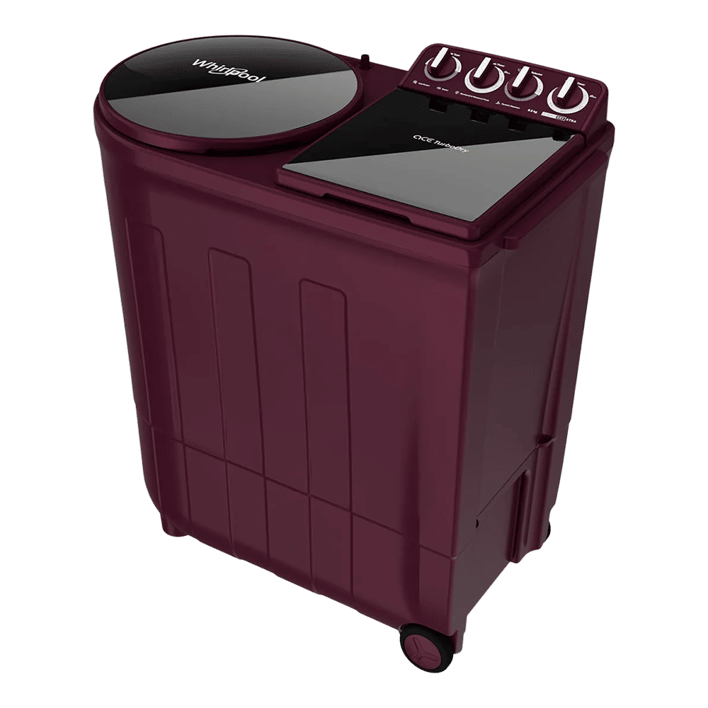 Whirlpool 8.5 kg 5 Star Semi Automatic Washing Machine with Turbo Dry Technology (30351, Wine Dazzle)_6