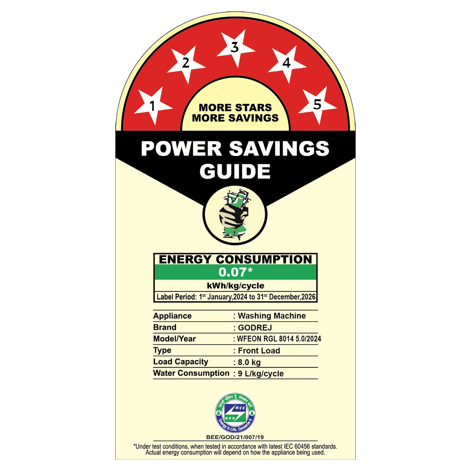 Godrej 8 kg 5 Star Fully Automatic Front Load Washing Machine (Regalis, Zero Pressure Technology, Metallic Black) Godrej 8 kg 5 Star Fully Automatic Front Load Washing Machine (Regalis, Zero Pressure Technology, Metallic Black)_2