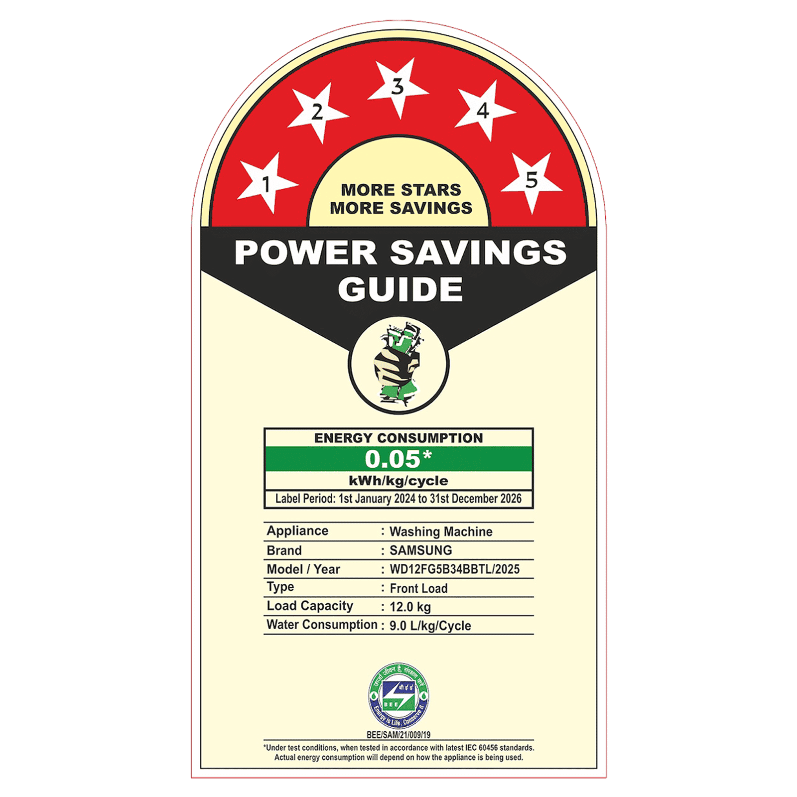 SAMSUNG 12/7 kg 5 Star Wi-Fi Inverter Fully Automatic Front Load Washer Dryer (5 Series, WD12FG5B34BBTL, Hygiene Steam, Black) SAMSUNG 12/7 kg 5 Star Wi-Fi Inverter Fully Automatic Front Load Washer Dryer (5 Series, WD12FG5B34BBTL, Hygiene Steam, Black)_11