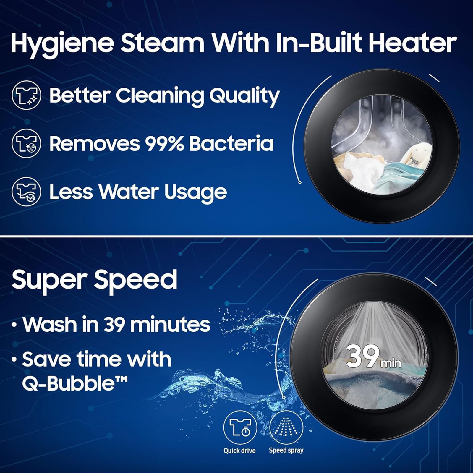 SAMSUNG 12/7 kg 5 Star Wi-Fi Inverter Fully Automatic Front Load Washer Dryer (5 Series, WD12FG5B34BBTL, Hygiene Steam, Black) SAMSUNG 12/7 kg 5 Star Wi-Fi Inverter Fully Automatic Front Load Washer Dryer (5 Series, WD12FG5B34BBTL, Hygiene Steam, Black)_14