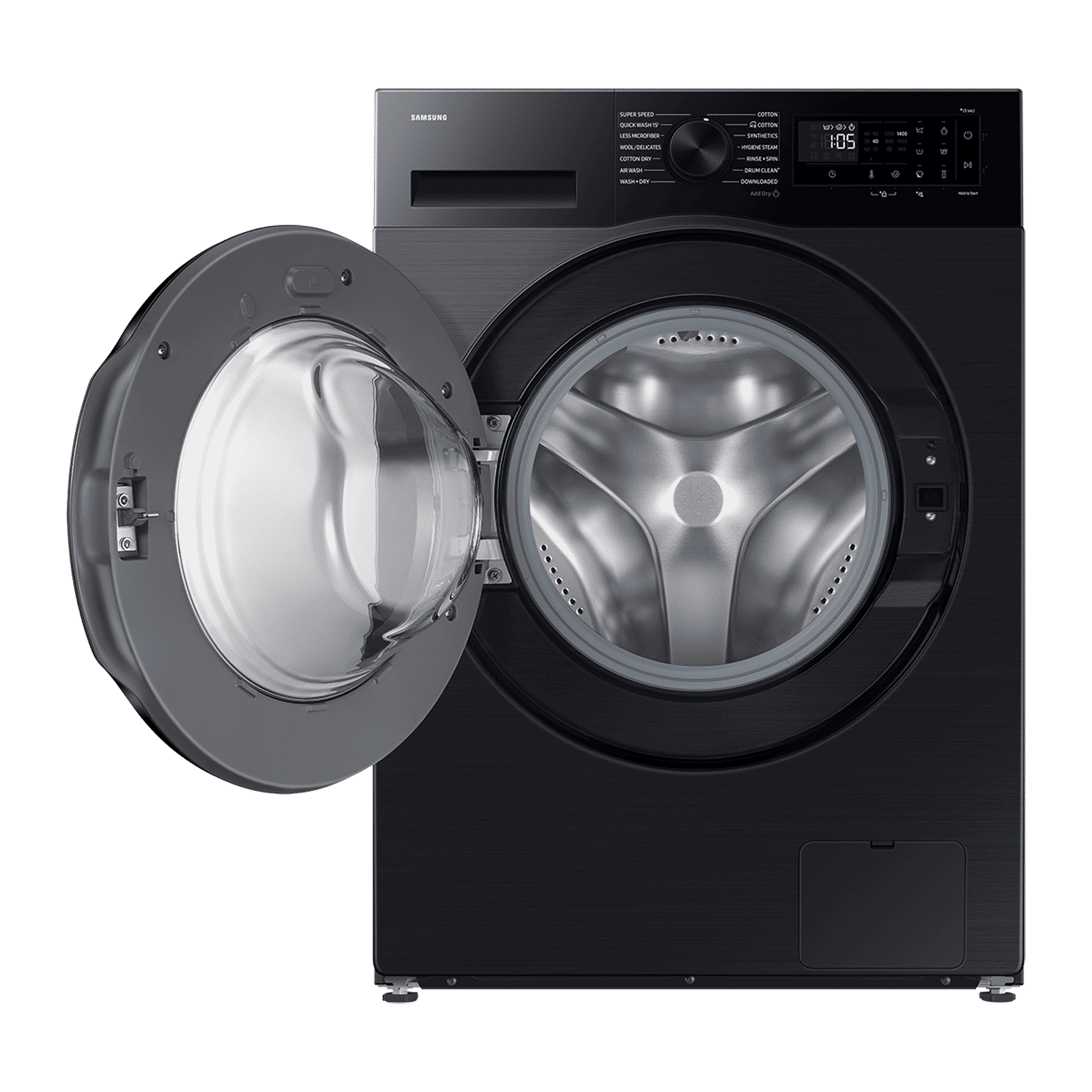 SAMSUNG 12/7 kg 5 Star Wi-Fi Inverter Fully Automatic Front Load Washer Dryer (5 Series, WD12FG5B34BBTL, Hygiene Steam, Black) SAMSUNG 12/7 kg 5 Star Wi-Fi Inverter Fully Automatic Front Load Washer Dryer (5 Series, WD12FG5B34BBTL, Hygiene Steam, Black)_4