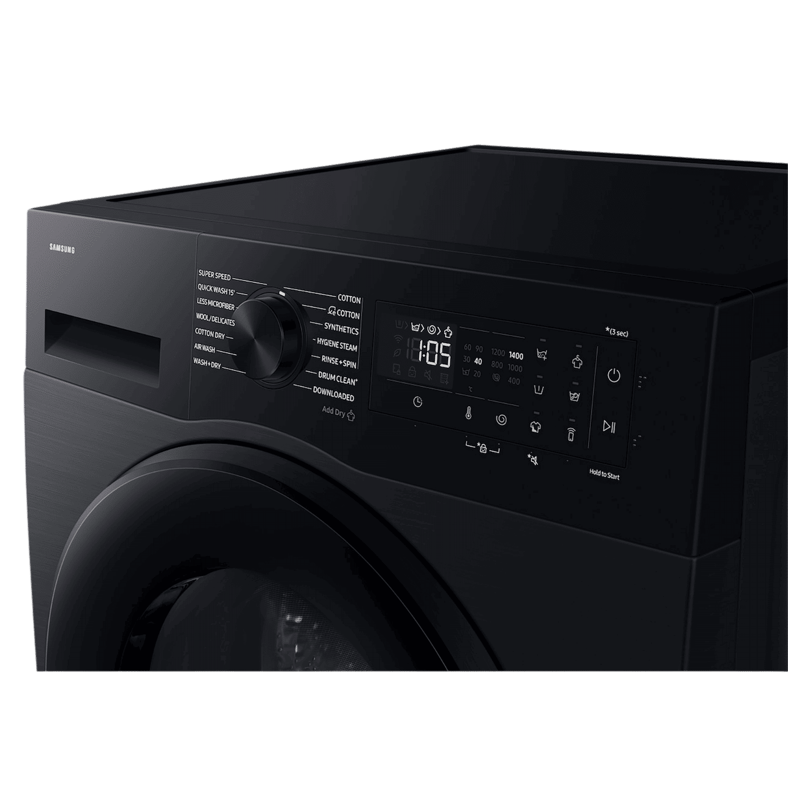 SAMSUNG 12/7 kg 5 Star Wi-Fi Inverter Fully Automatic Front Load Washer Dryer (5 Series, WD12FG5B34BBTL, Hygiene Steam, Black) SAMSUNG 12/7 kg 5 Star Wi-Fi Inverter Fully Automatic Front Load Washer Dryer (5 Series, WD12FG5B34BBTL, Hygiene Steam, Black)_6