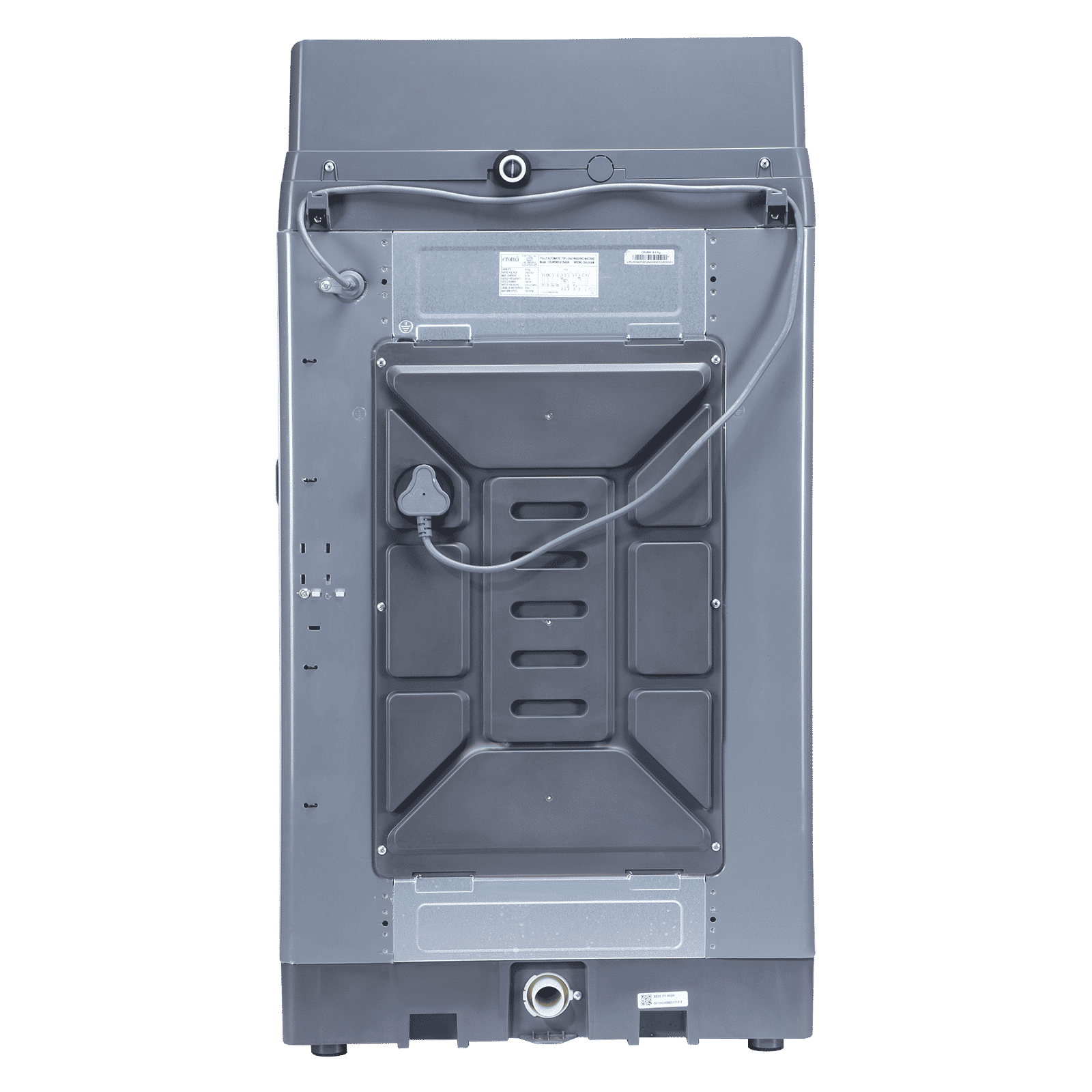 Croma 9 kg 5 Star Fully Automatic Top Load Washing Machine (Pulsator Technology, Inox Grey)_8
