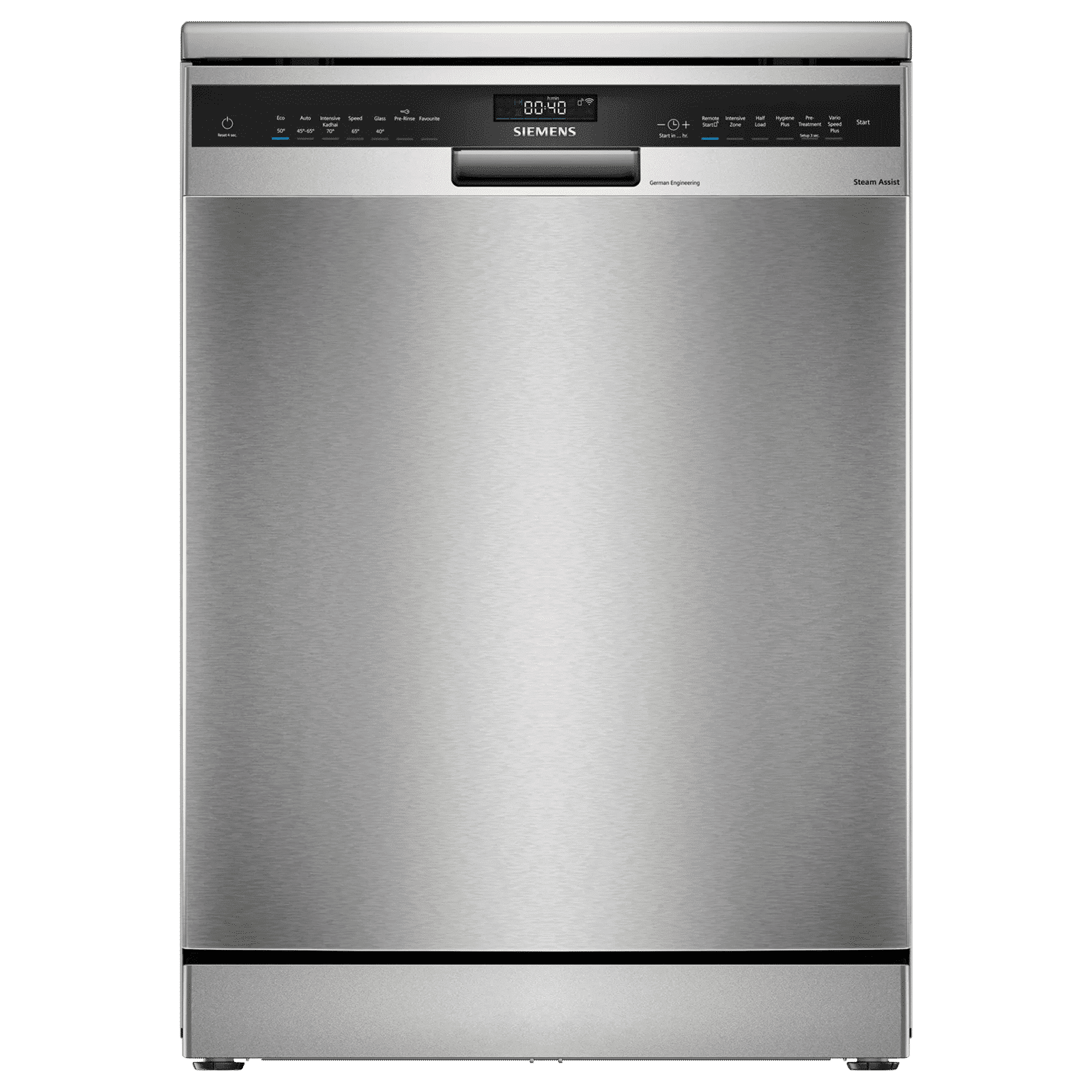SIEMENS iQ500 16 Place Settings Free Standing Smart Dishwasher with Alexa & Google Assistant (Brushed Steel)_1