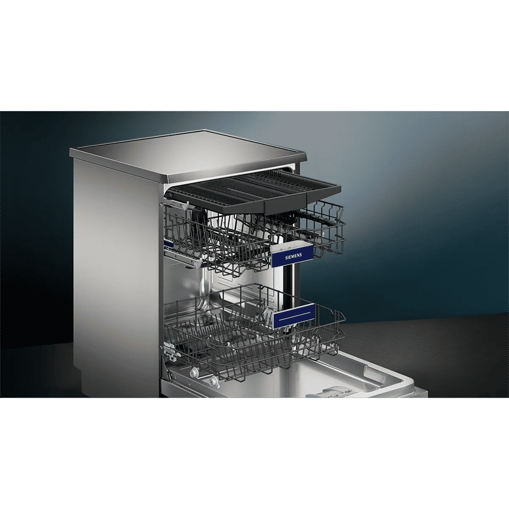 SIEMENS iQ500 16 Place Settings Free Standing Smart Dishwasher with Alexa & Google Assistant (Brushed Steel)_3