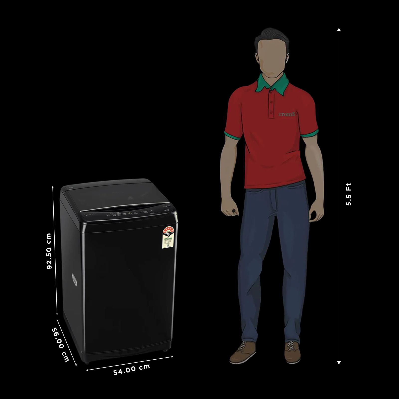 LG 8 kg 5 Star Wi-Fi Inverter Fully Automatic Top Load Washing Machine (T80V4OB1S.ANBQEIL, In-Built Heater, Onyx Black) LG 8 kg 5 Star Wi-Fi Inverter Fully Automatic Top Load Washing Machine (T80V4OB1S.ANBQEIL, In-Built Heater, Onyx Black)_2