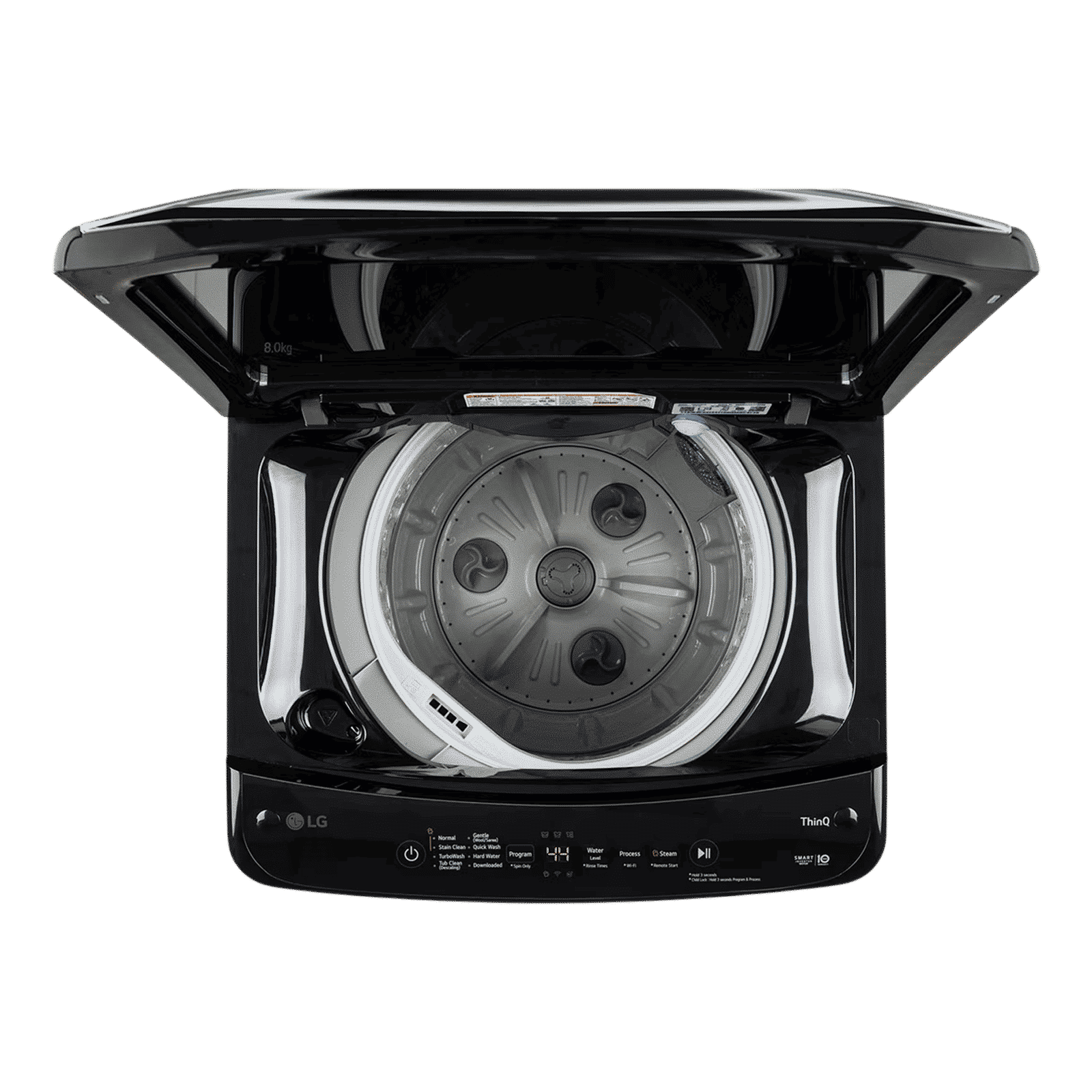 LG 8 kg 5 Star Wi-Fi Inverter Fully Automatic Top Load Washing Machine (T80V4OB1S.ANBQEIL, In-Built Heater, Onyx Black)_8