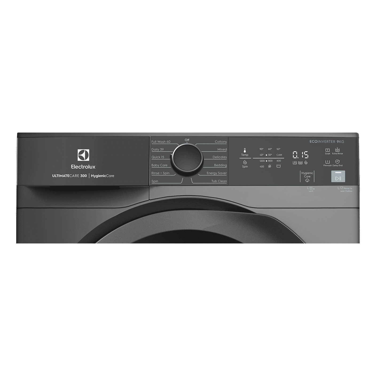 Electrolux 9 kg 5 Star Inverter Fully Automatic Front Load Washing Machine (UltimateCare 300, EWF9024M3SB, HygienicCare, Dark Silver)_4