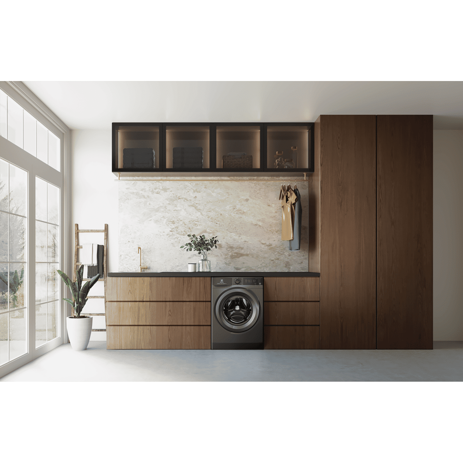 Electrolux 10 kg 5 Star Inverter Fully Automatic Front Load Washing Machine (UltimateCare 300, EWF1024M3SB, HygienicCare, Dark Silver)_8