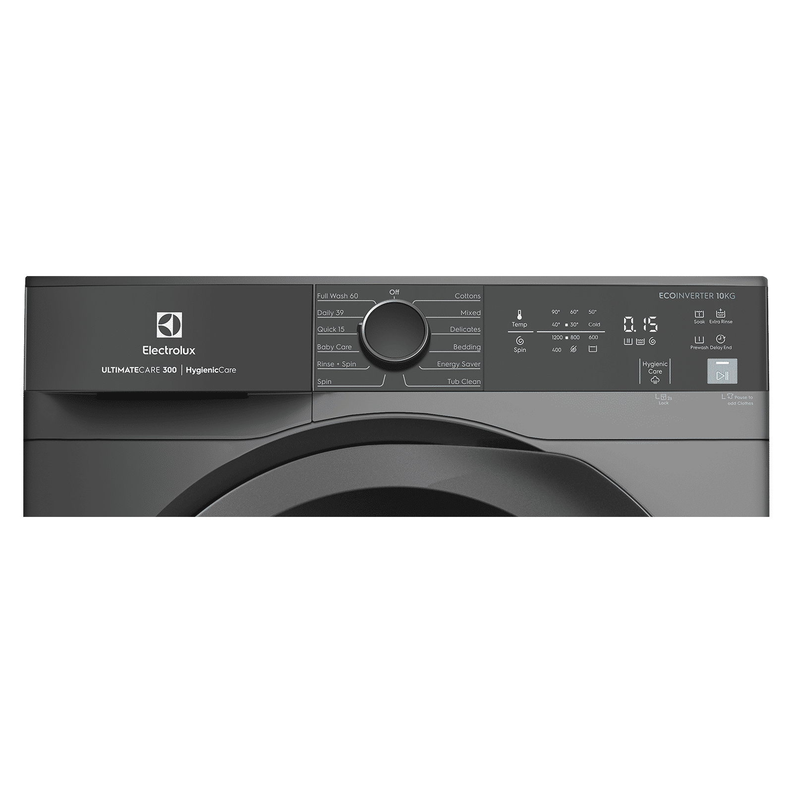 Electrolux 10 kg 5 Star Inverter Fully Automatic Front Load Washing Machine (UltimateCare 300, EWF1024M3SB, HygienicCare, Dark Silver)_4
