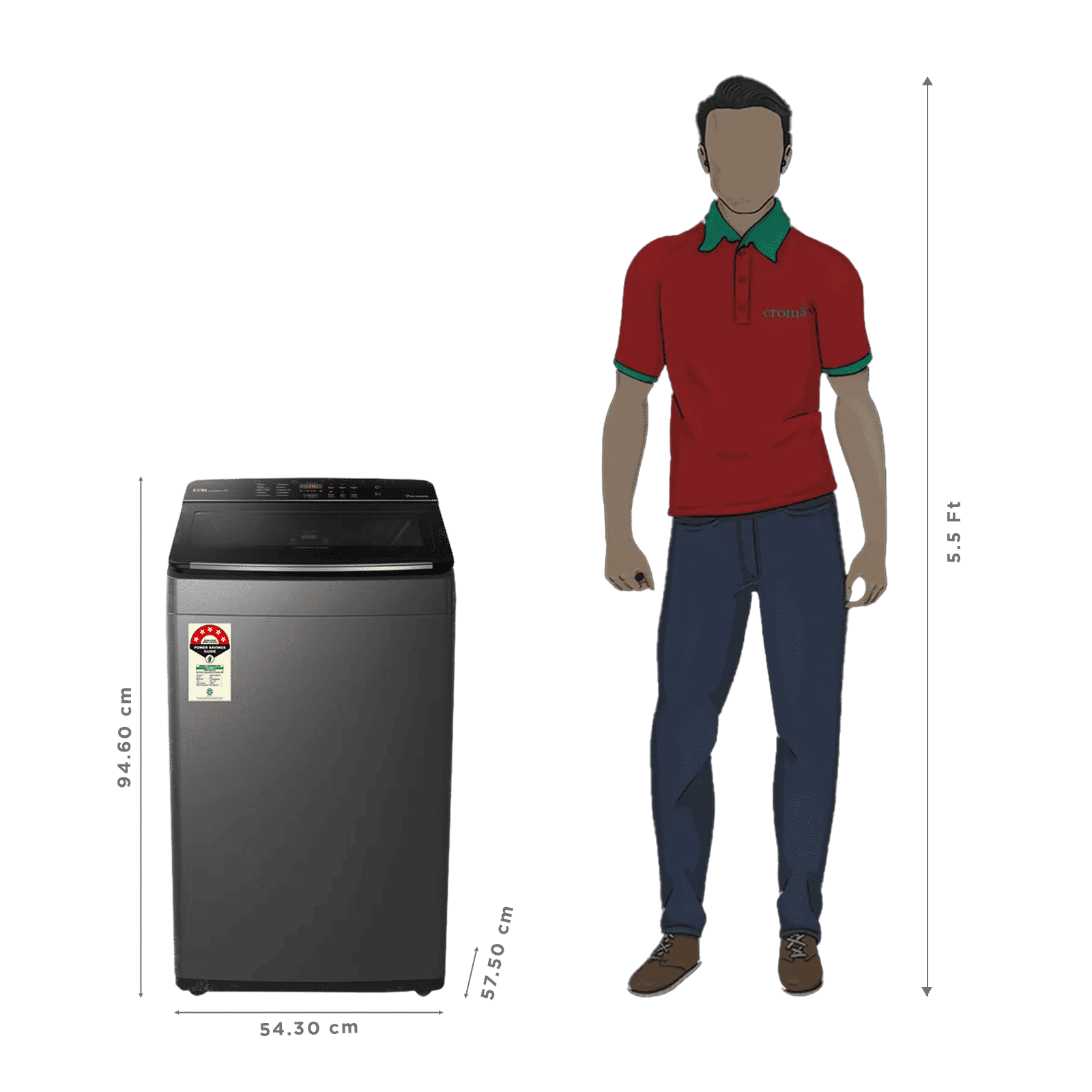 IFB 8 kg 5 Star Fully Automatic Top Load Washing Machine (TL801OG2SID, 8903287032882, With Eco Inverter, Onyx Grey) IFB 8 kg 5 Star Fully Automatic Top Load Washing Machine (TL801OG2SID, 8903287032882, With Eco Inverter, Onyx Grey)_2