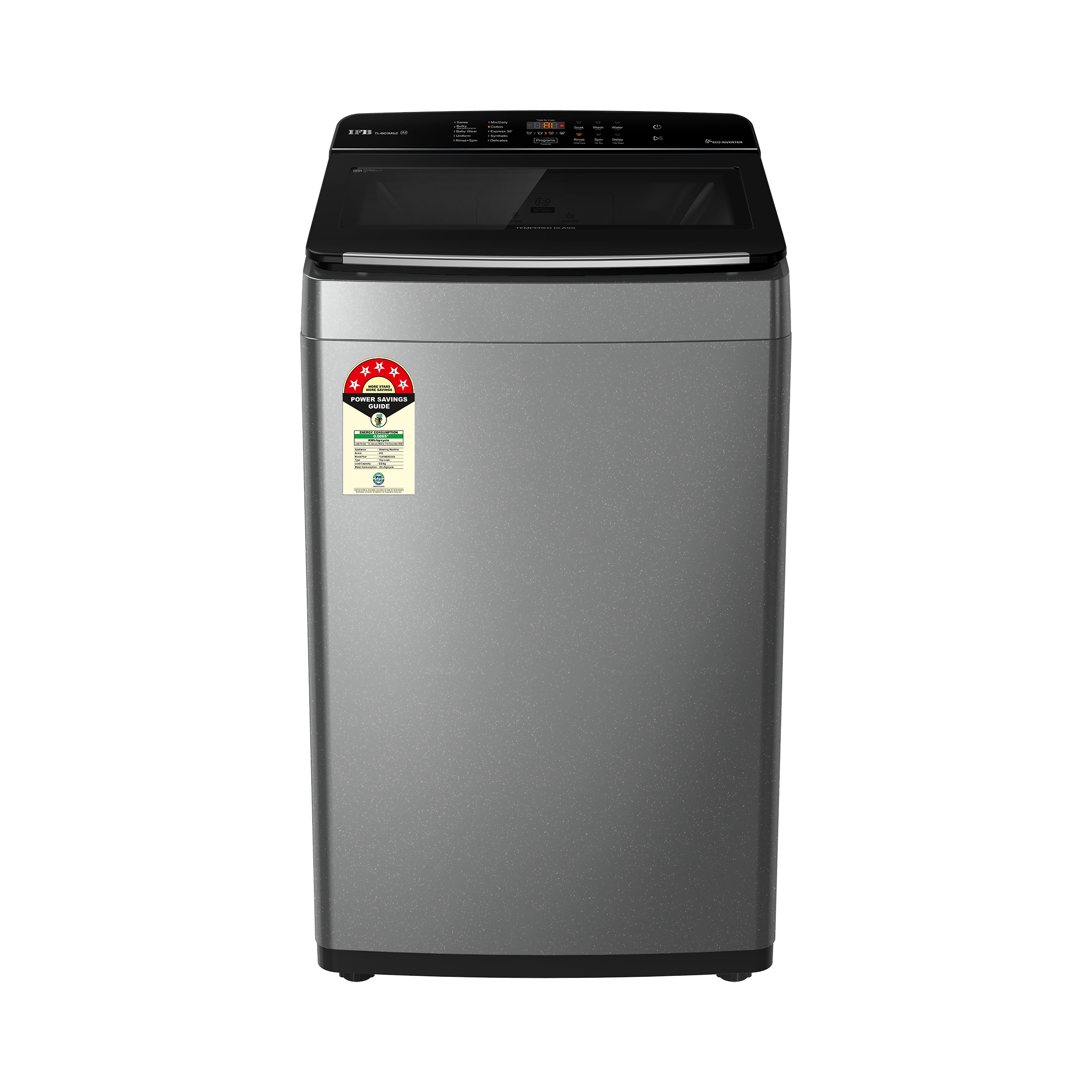 IFB 8 kg 5 Star Fully Automatic Top Load Washing Machine (TL801MS2ID, 8903287032271, With Eco Inverter, Mystic Silver)_5