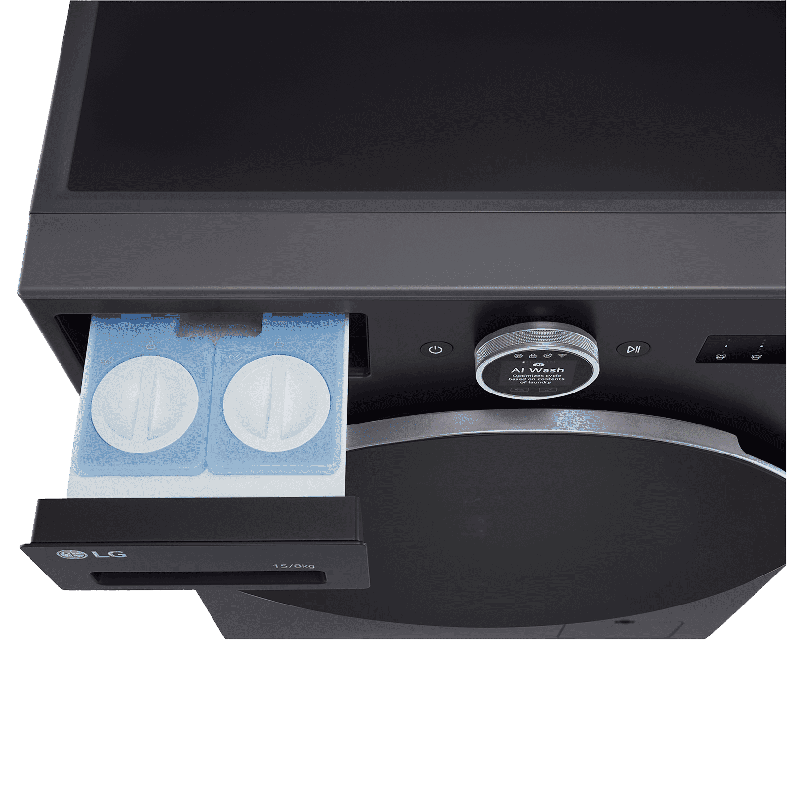 LG 15/8 kg Wi-Fi Inverter Fully Automatic Front Load Washing Machine (VX Series, FDX91508A9E.AEGQEIL, AI Direct Drive 2.0, Essence Graphite)_4