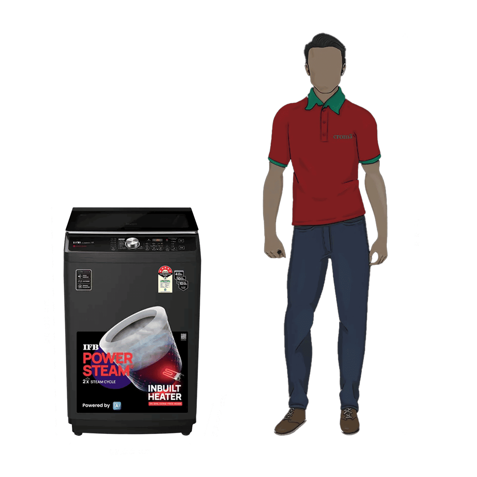 IFB 9 kg 5 Star Fully Automatic Top Load Washing Machine (TL900NB2S, 8903287032653, With Eco Inverter, Noir Black)_3