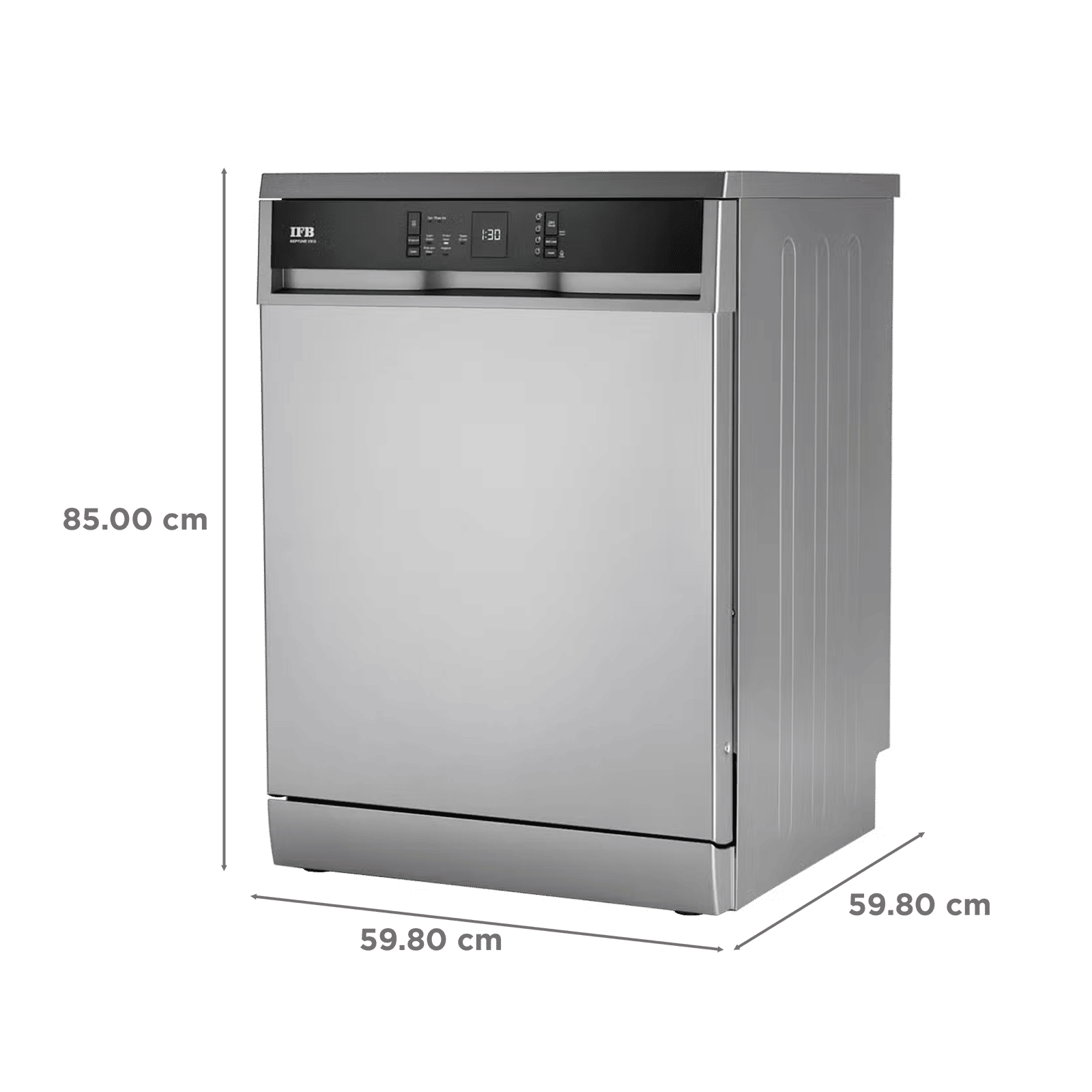 IFB Neptune VX15 15 Place Settings Free Standing Dishwasher with 70°C Hot Water Wash (No Pre-rinse Required, Dark Silver) IFB Neptune VX15 15 Place Settings Free Standing Dishwasher with 70°C Hot Water Wash (No Pre-rinse Required, Dark Silver) _2