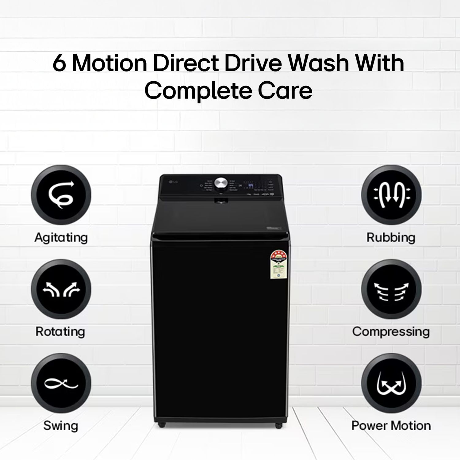 LG 11 kg 5 Star Wi-Fi Inverter Fully Automatic Top Load Washing Machine ( TX Series, TX511SWO, 6 Motion Direct Drive, Onyx Black) LG 11 kg 5 Star Wi-Fi Inverter Fully Automatic Top Load Washing Machine ( TX Series, TX511SWO, 6 Motion Direct Drive, Onyx Black)_14