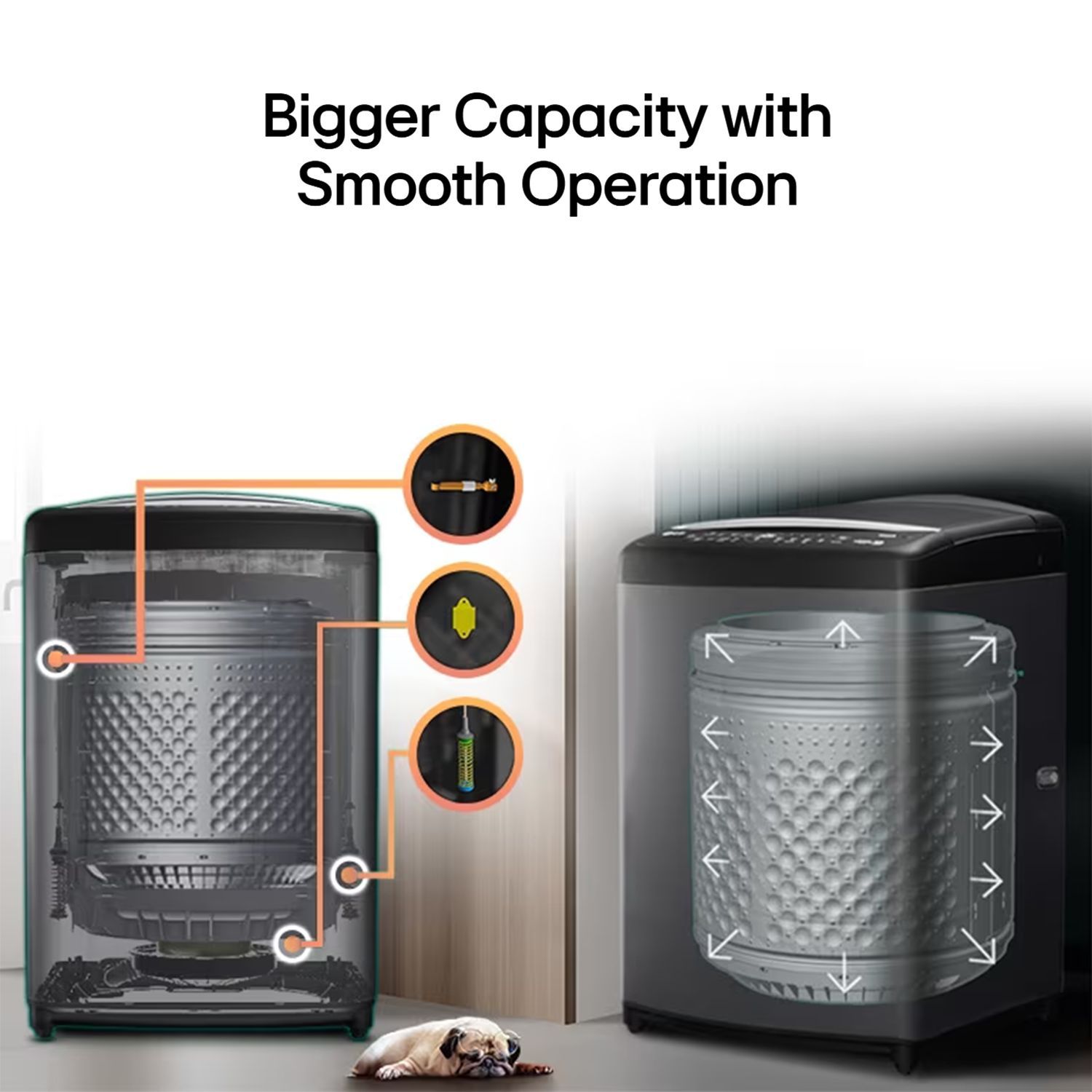 LG 11 kg 5 Star Wi-Fi Inverter Fully Automatic Top Load Washing Machine ( TX Series, TX511SWO, 6 Motion Direct Drive, Onyx Black) LG 11 kg 5 Star Wi-Fi Inverter Fully Automatic Top Load Washing Machine ( TX Series, TX511SWO, 6 Motion Direct Drive, Onyx Black)_19