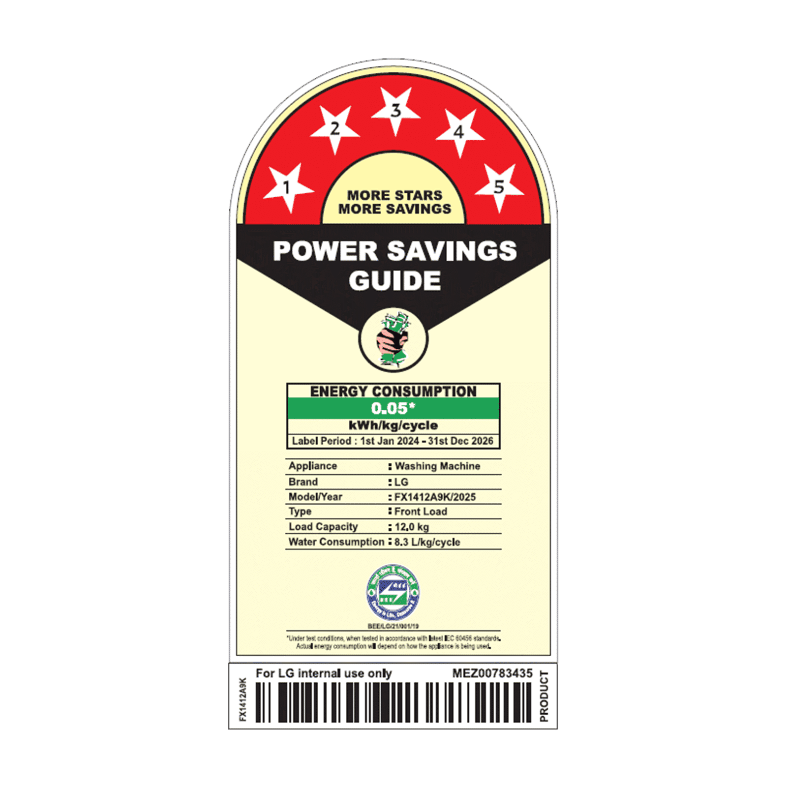 LG 12 kg 5 Star Wi-Fi Inverter Fully Automatic Front Load Washing Machine (VX Series, FX1412A9K, AI Direct Drive 2.0, Essence Black)_4