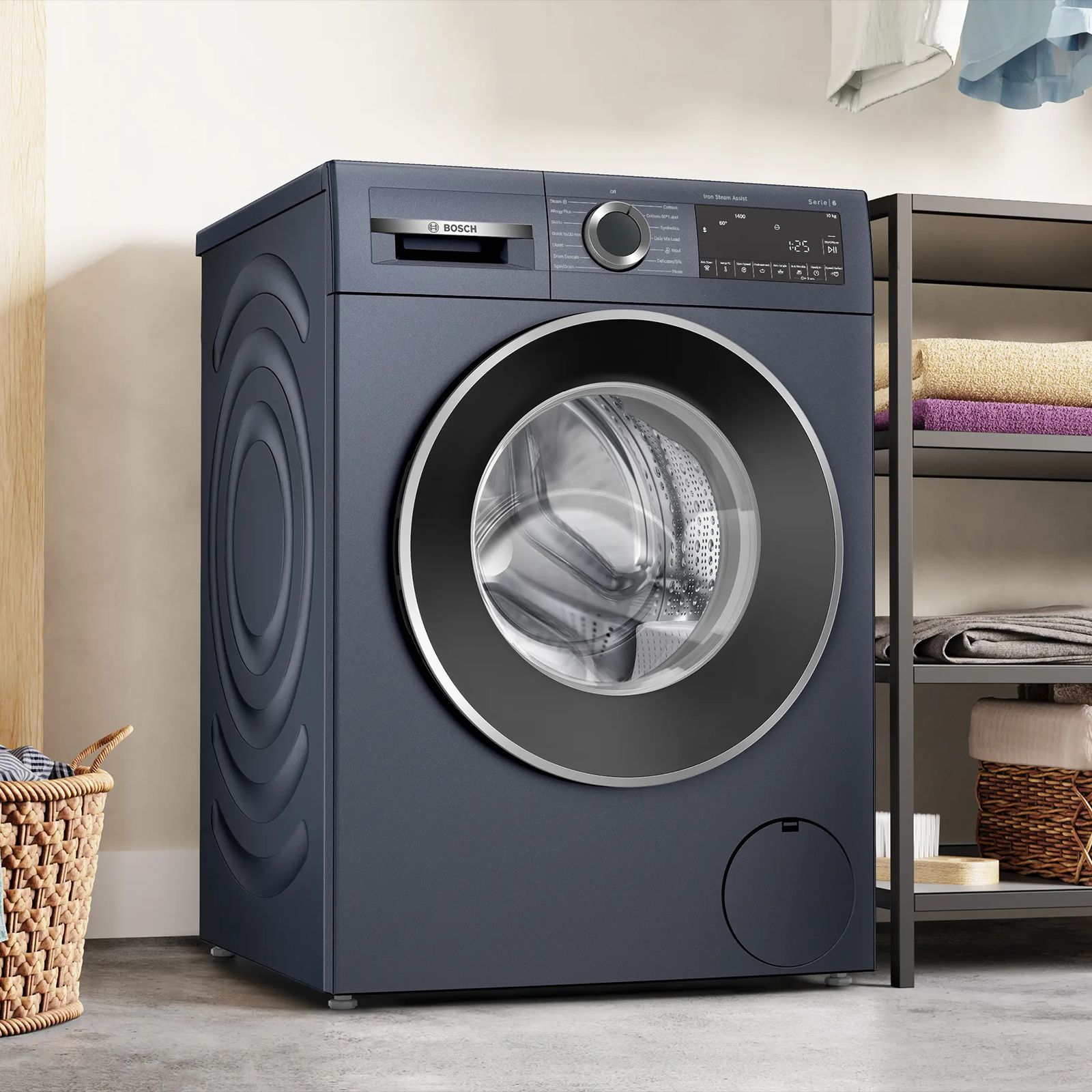 BOSCH 10 kg 5 Star Fully Automatic Front Load Washing Machine (Series 6, WGA254ZPIN, EcoSilence Drive, Dark Lake)_6