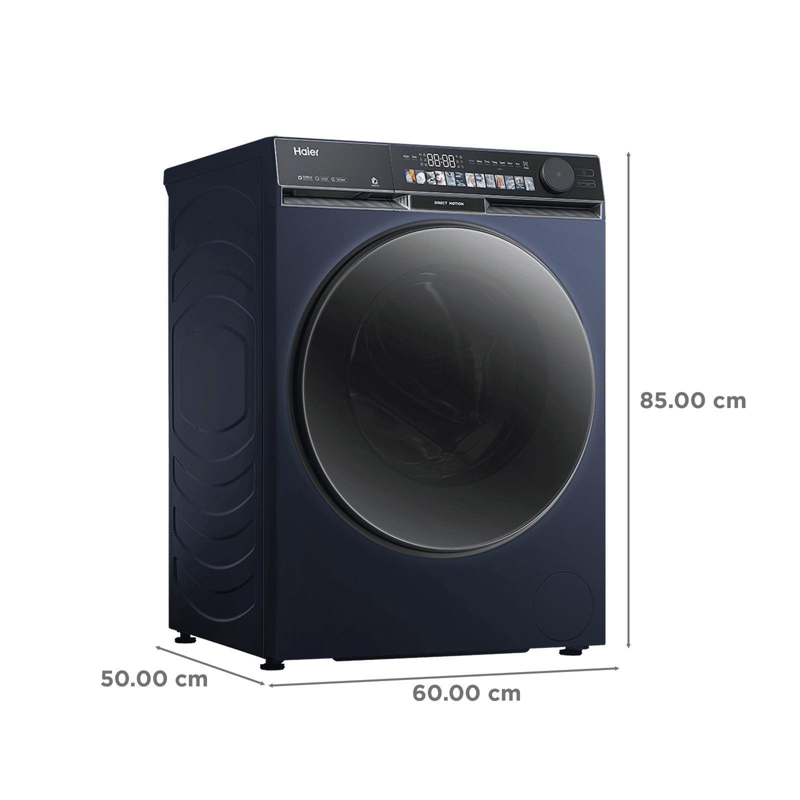 Haier 10 kg 5 Star Wi-Fi Fully Automatic Front Load Washing Machine (F9P, HW100-DM14F9PBKU1, Direct Motion Motor, Black)_3