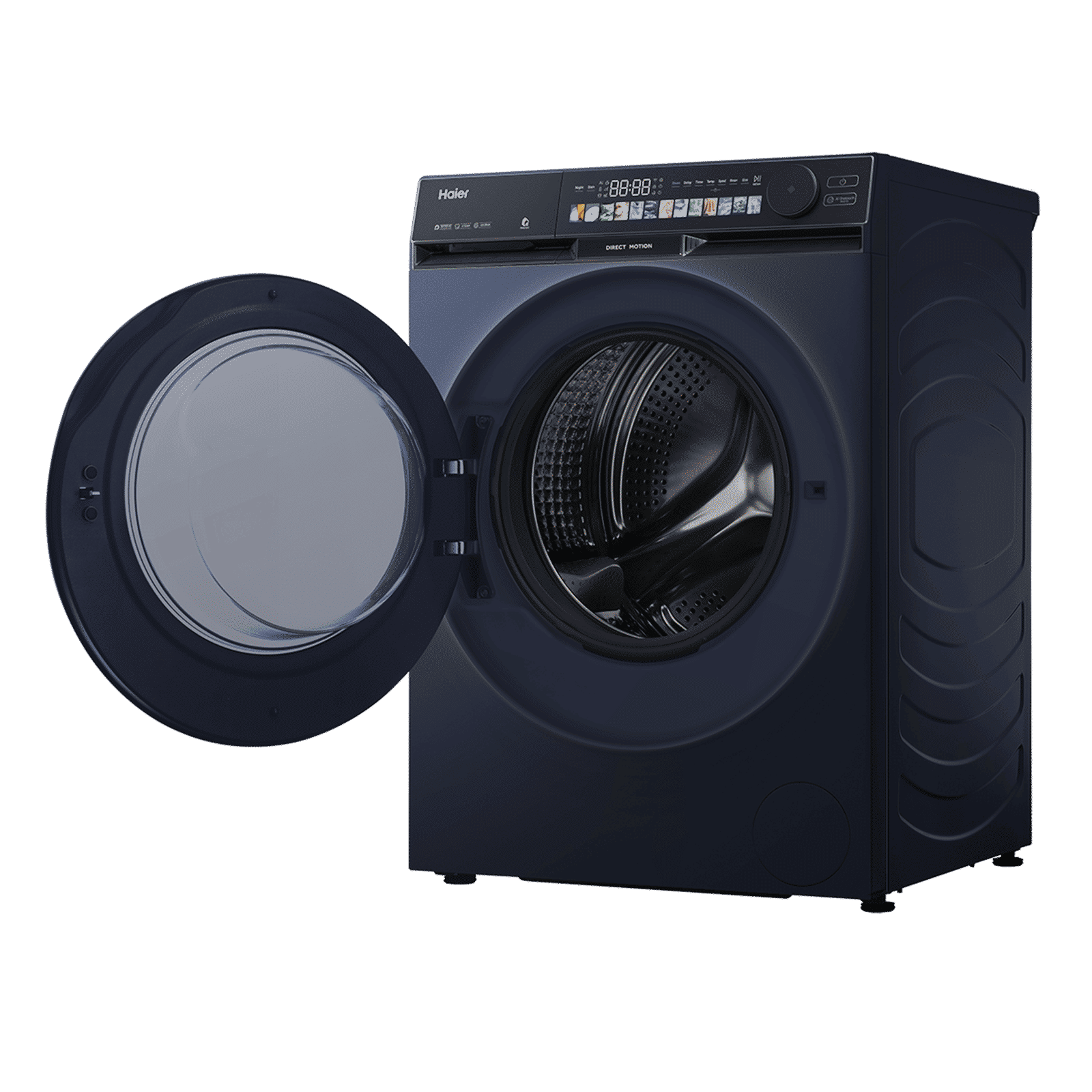 Haier 10 kg 5 Star Wi-Fi Fully Automatic Front Load Washing Machine (F9P, HW100-DM14F9PBKU1, Direct Motion Motor, Black)_6