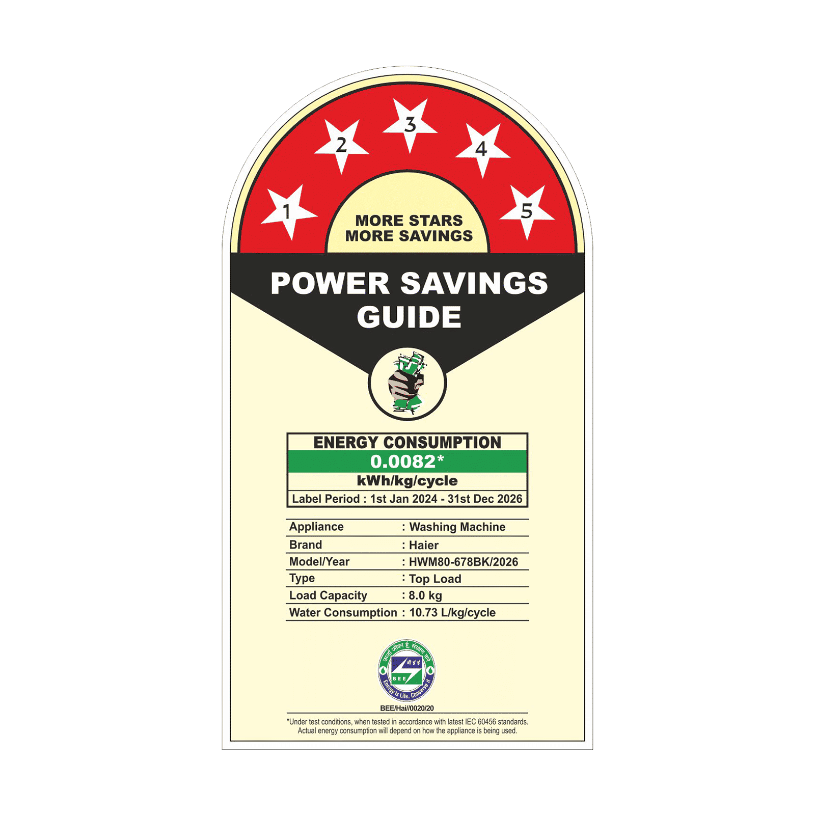 Haier 8 kg 5 Star Fully Automatic Top Load Washing Machine (678, HWM80-678BK, Child Lock, Black) Haier 8 kg 5 Star Fully Automatic Top Load Washing Machine (678, HWM80-678BK, Child Lock, Black)_2