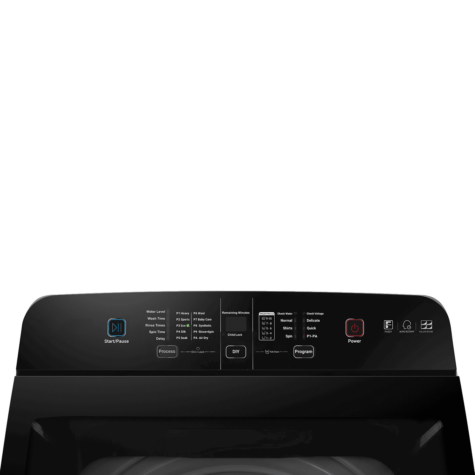 Haier 8 kg 5 Star Fully Automatic Top Load Washing Machine (678, HWM80-678BK, Child Lock, Black) Haier 8 kg 5 Star Fully Automatic Top Load Washing Machine (678, HWM80-678BK, Child Lock, Black)_8