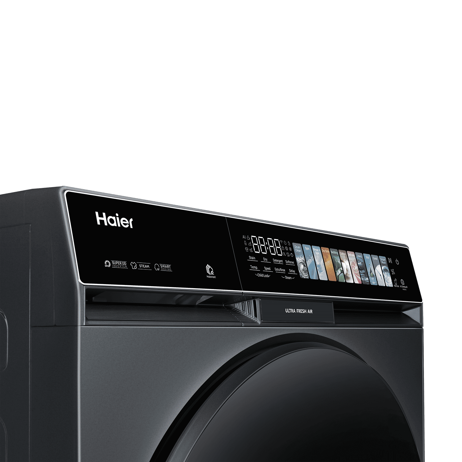 Haier 12 kg 5 Star Wi-Fi Inverter Fully Automatic Front Load Washing Machine (F11, HW120-DM14F11BKU1, Direct Motion Motor, Black)_8
