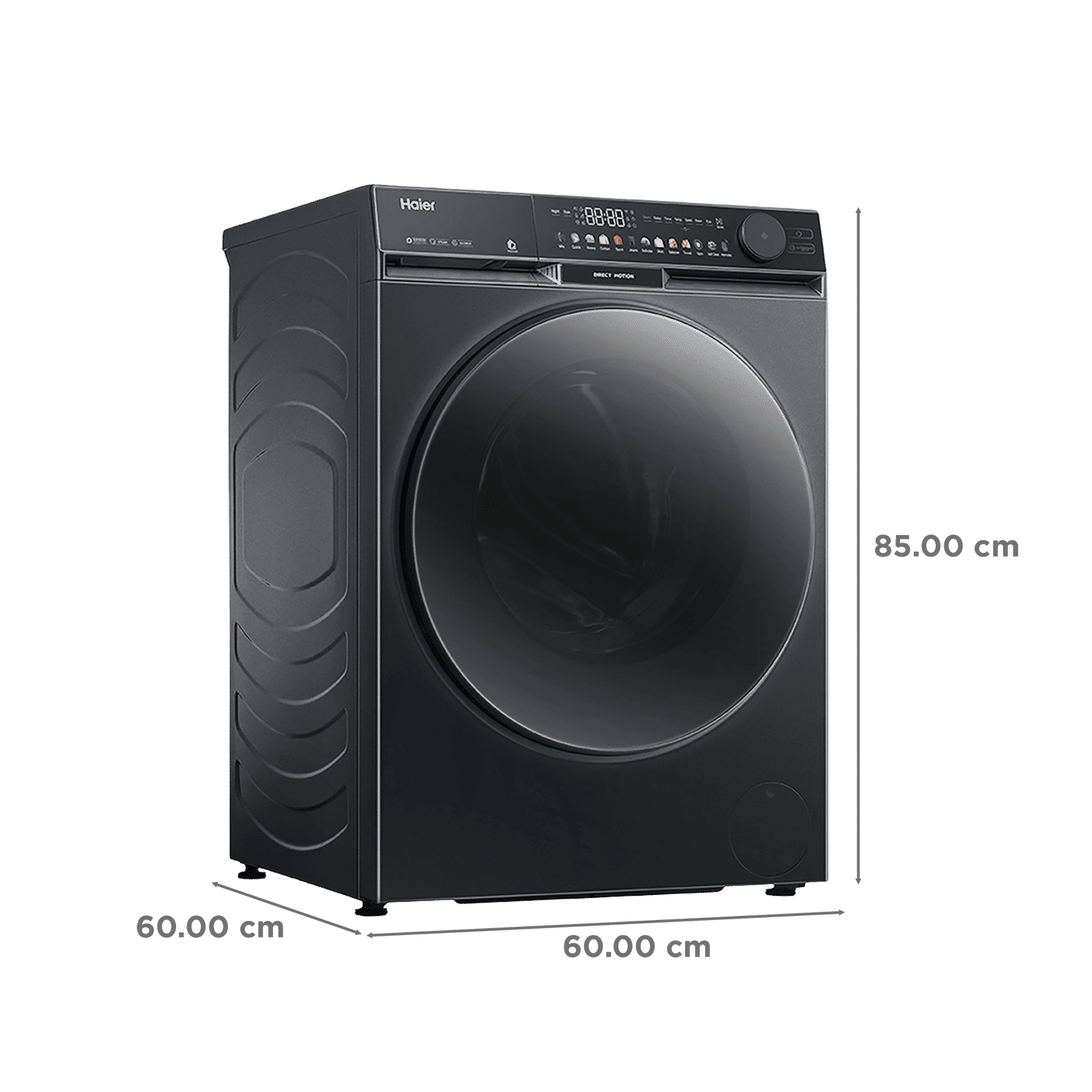 Haier 10 kg 5 Star Wi-Fi Fully Automatic Front Load Washing Machine (F9B, HW100-DM14F9BKU1, Direct Motion Motor, Black) Haier 10 kg 5 Star Wi-Fi Fully Automatic Front Load Washing Machine (F9B, HW100-DM14F9BKU1, Direct Motion Motor, Black)_3