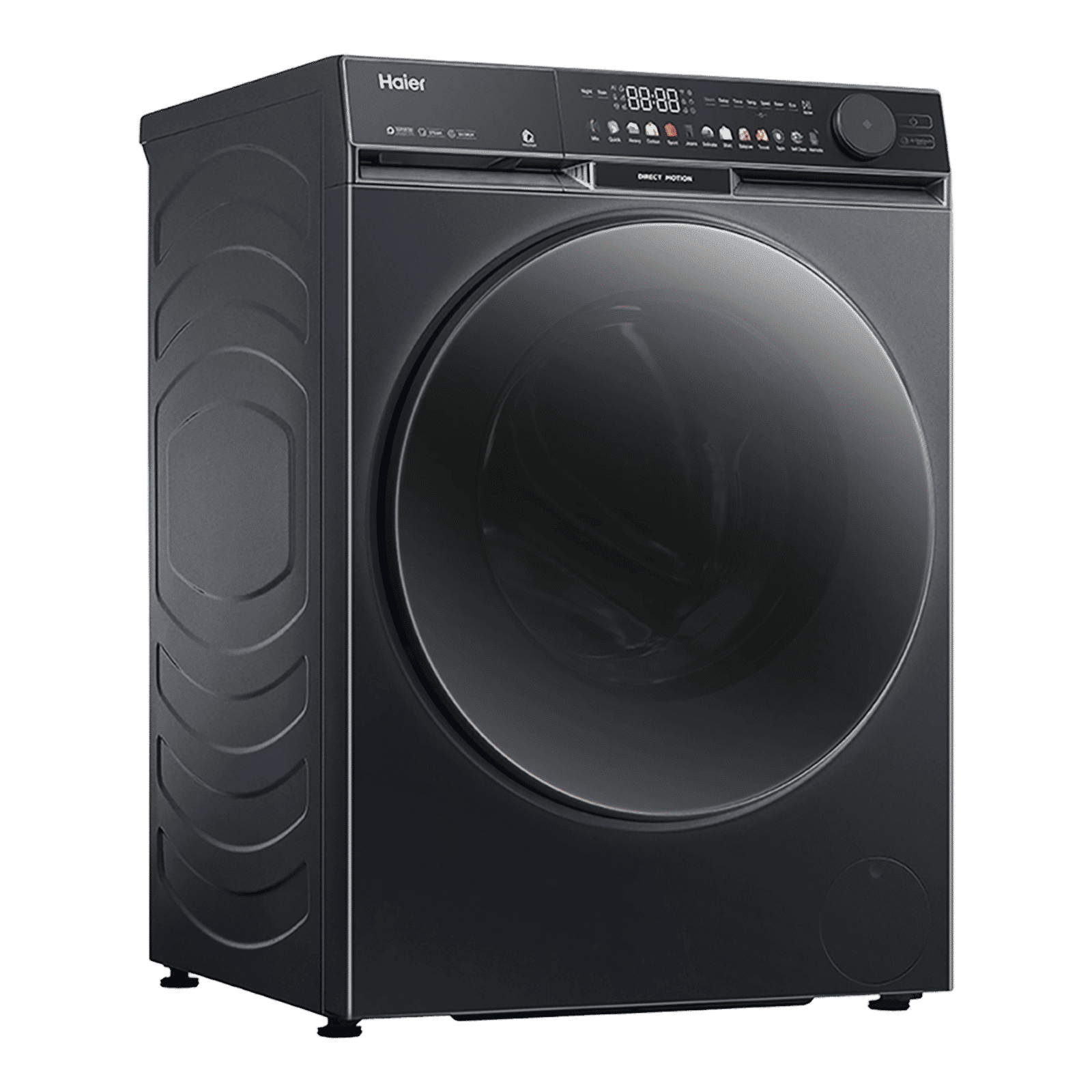 Haier 10 kg 5 Star Wi-Fi Fully Automatic Front Load Washing Machine (F9B, HW100-DM14F9BKU1, Direct Motion Motor, Black) Haier 10 kg 5 Star Wi-Fi Fully Automatic Front Load Washing Machine (F9B, HW100-DM14F9BKU1, Direct Motion Motor, Black)_4
