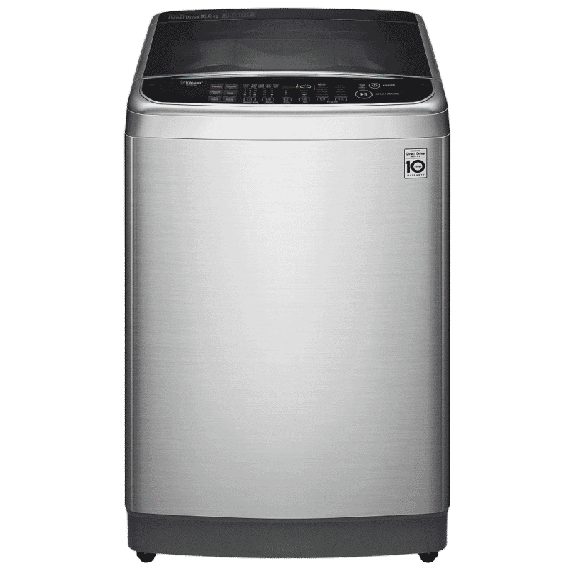LG 10 kg Inverter Fully Automatic Top Load Washing Machine (T1084WFES5A.ASSPEIL, In-Built Heater, Stainless Steel) LG 10 kg Inverter Fully Automatic Top Load Washing Machine (T1084WFES5A.ASSPEIL, In-Built Heater, Stainless Steel)_1