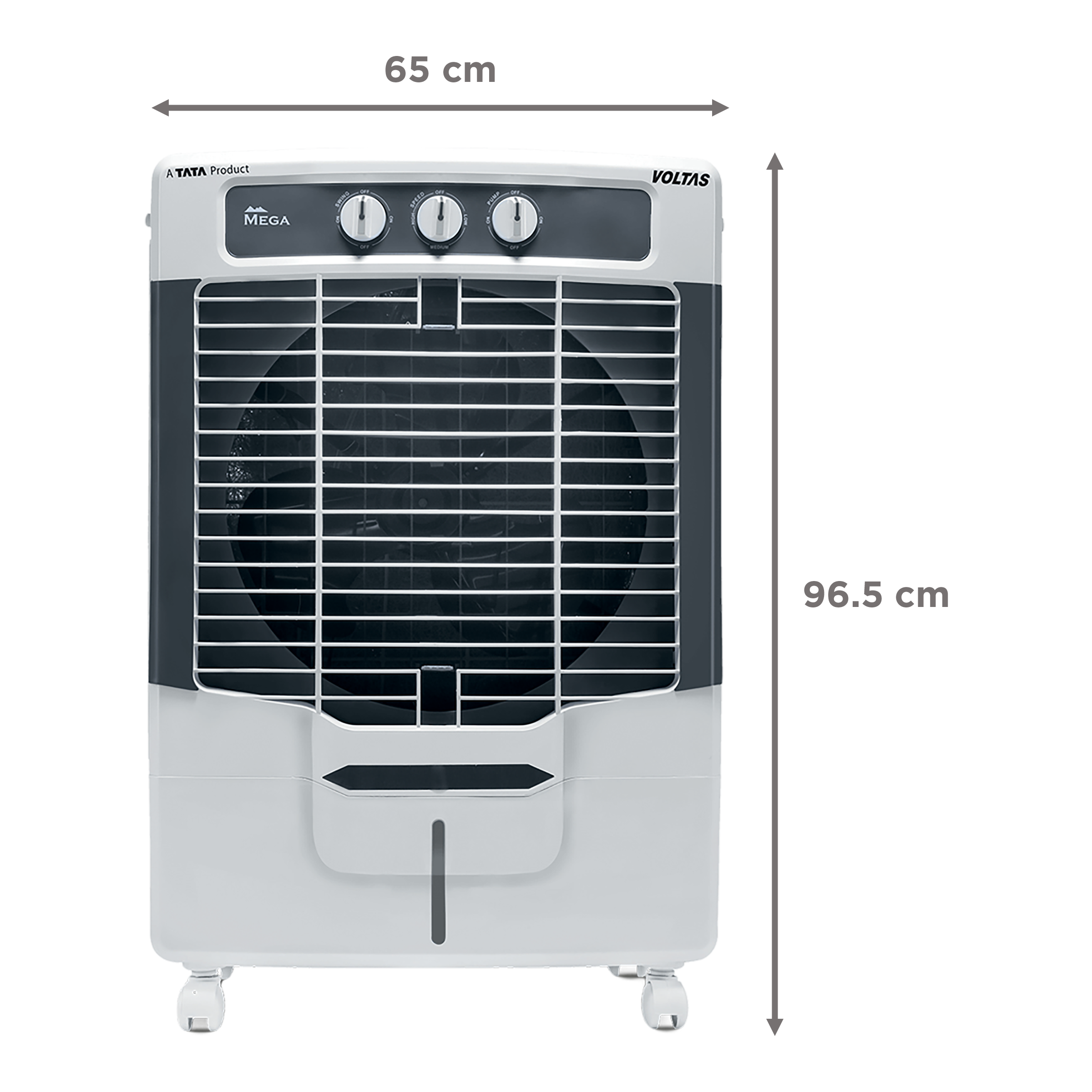 VOLTAS 60 litre Desert Air Cooler (Eco Cool Mode, Mega 60E, White)_2
