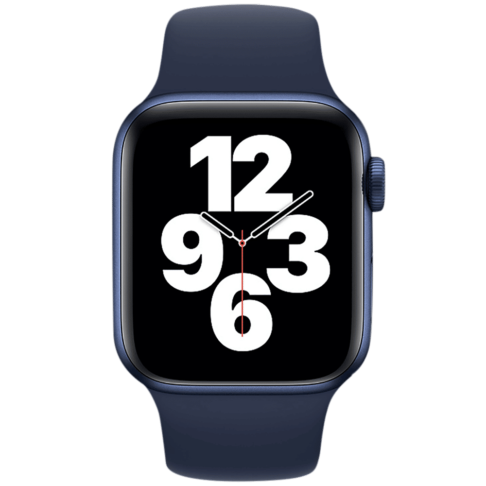 Apple Fluoroelastomer Sport Strap for Apple (44mm) (Durable & Strong, Deep Navy)_3