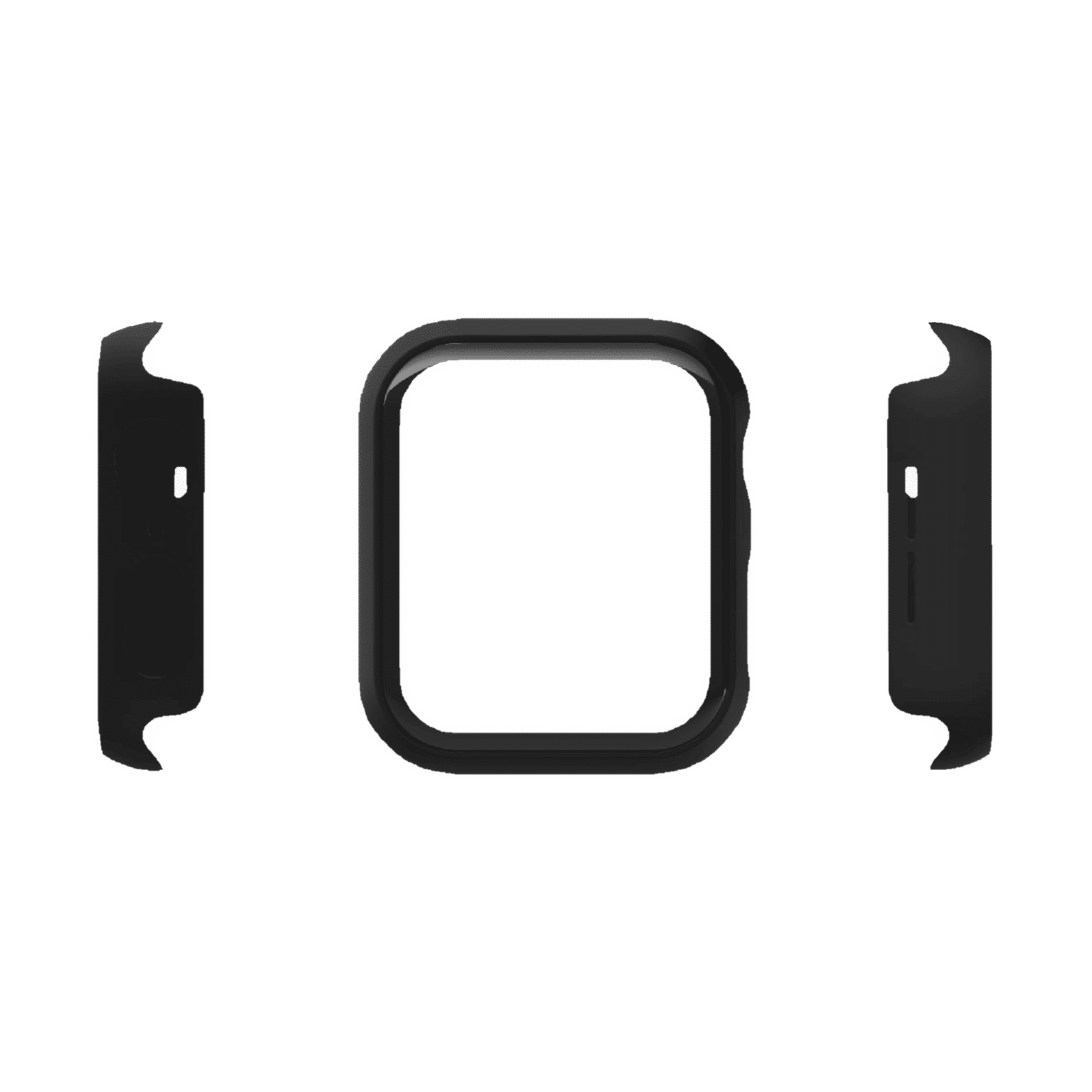 Hyphen DEFENDR TPU Bumper Case for Apple Watch Series SE, 4, 5 & 6 (44mm) (Touch Sensitive Tempered Glass, Black) Hyphen DEFENDR TPU Bumper Case for Apple Watch Series SE, 4, 5 & 6 (44mm) (Touch Sensitive Tempered Glass, Black)_3