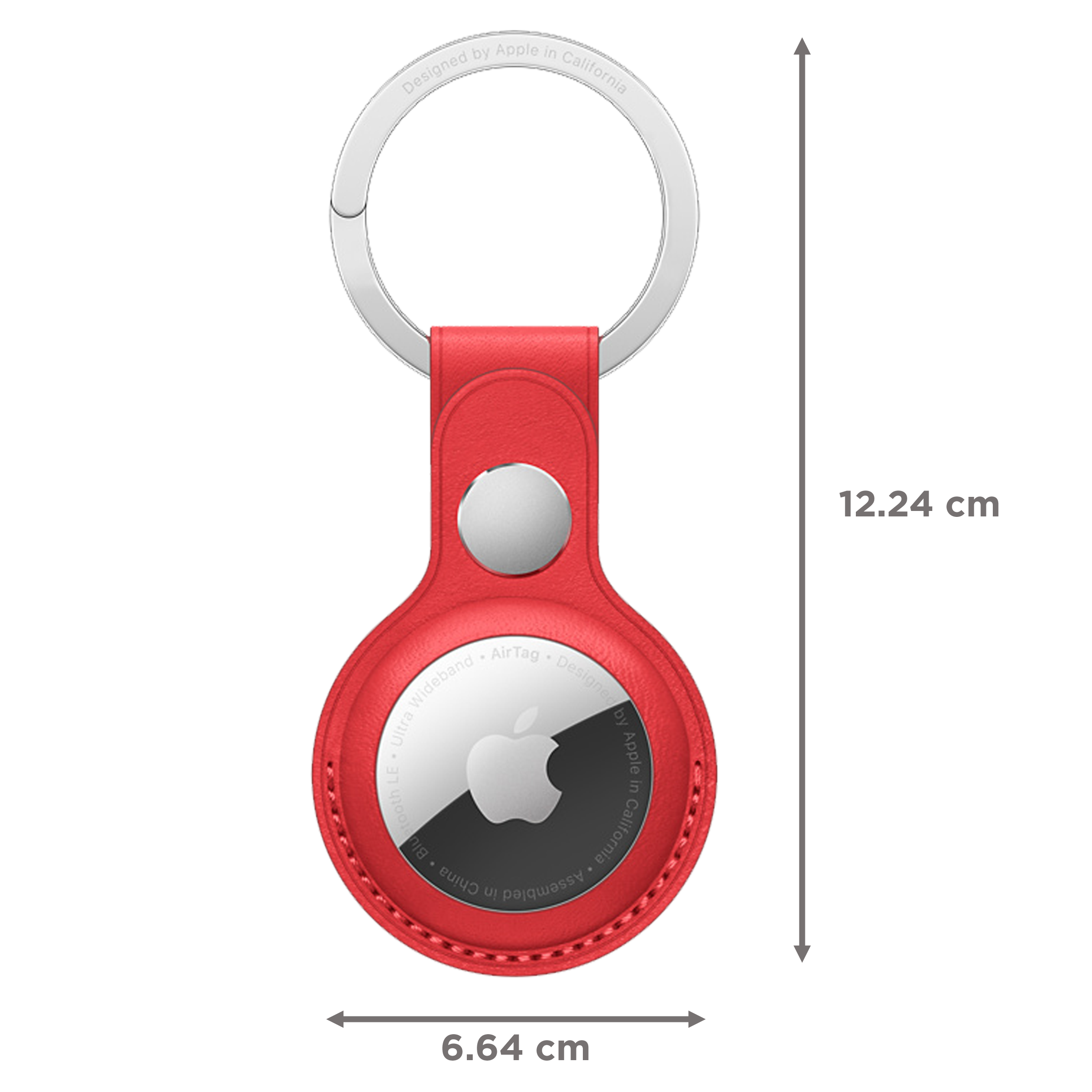 Apple AirTag Key Ring (Optimum Durability, MK103ZM/A, Red)_2