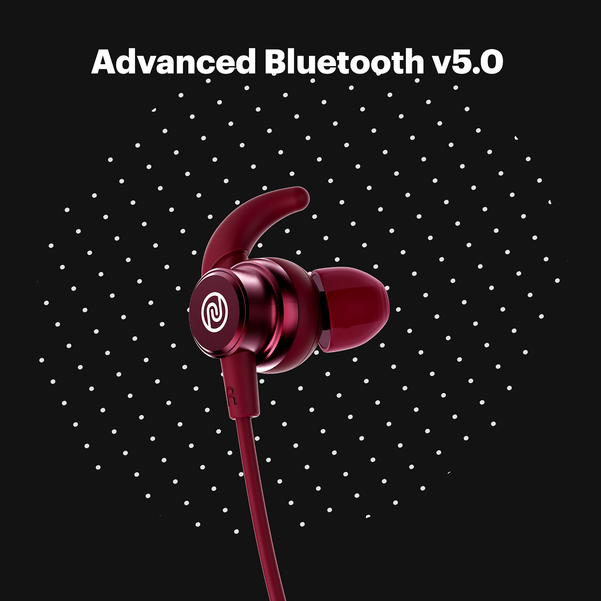 noise Tune Active Plus In-Ear Wireless Earphone with Mic (Bluetooth 5.0, IPX5 Water Resistant, Purple)_2