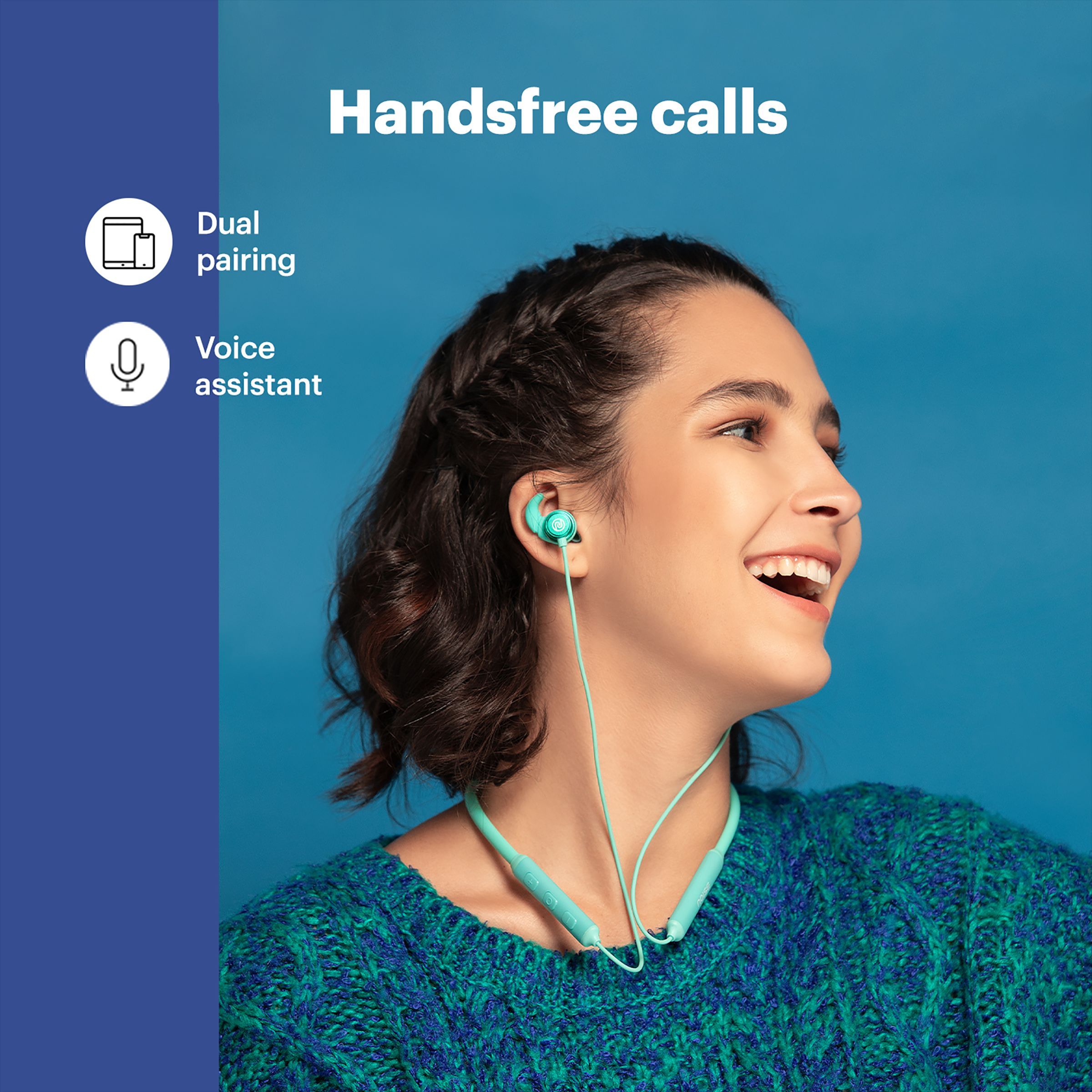 noise Tune Active Plus In-Ear Wireless Earphone with Mic (Bluetooth 5.0, IPX5 Water Resistant, Purple)_7