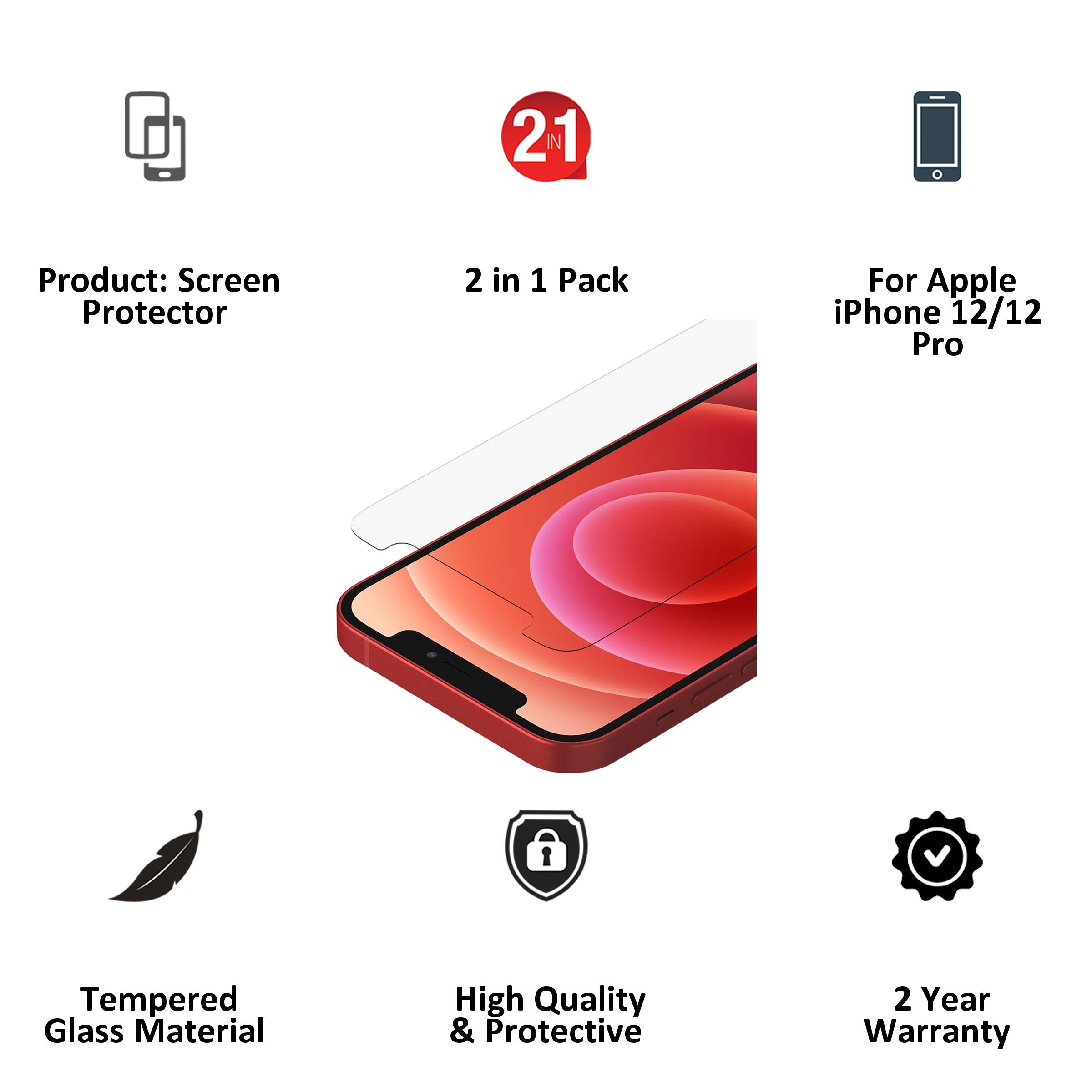 belkin Playa Screen Protector For iPhone 12 Pro and iPhone 12 (Smooth) belkin Playa Screen Protector For iPhone 12 Pro and iPhone 12 (Smooth)_2