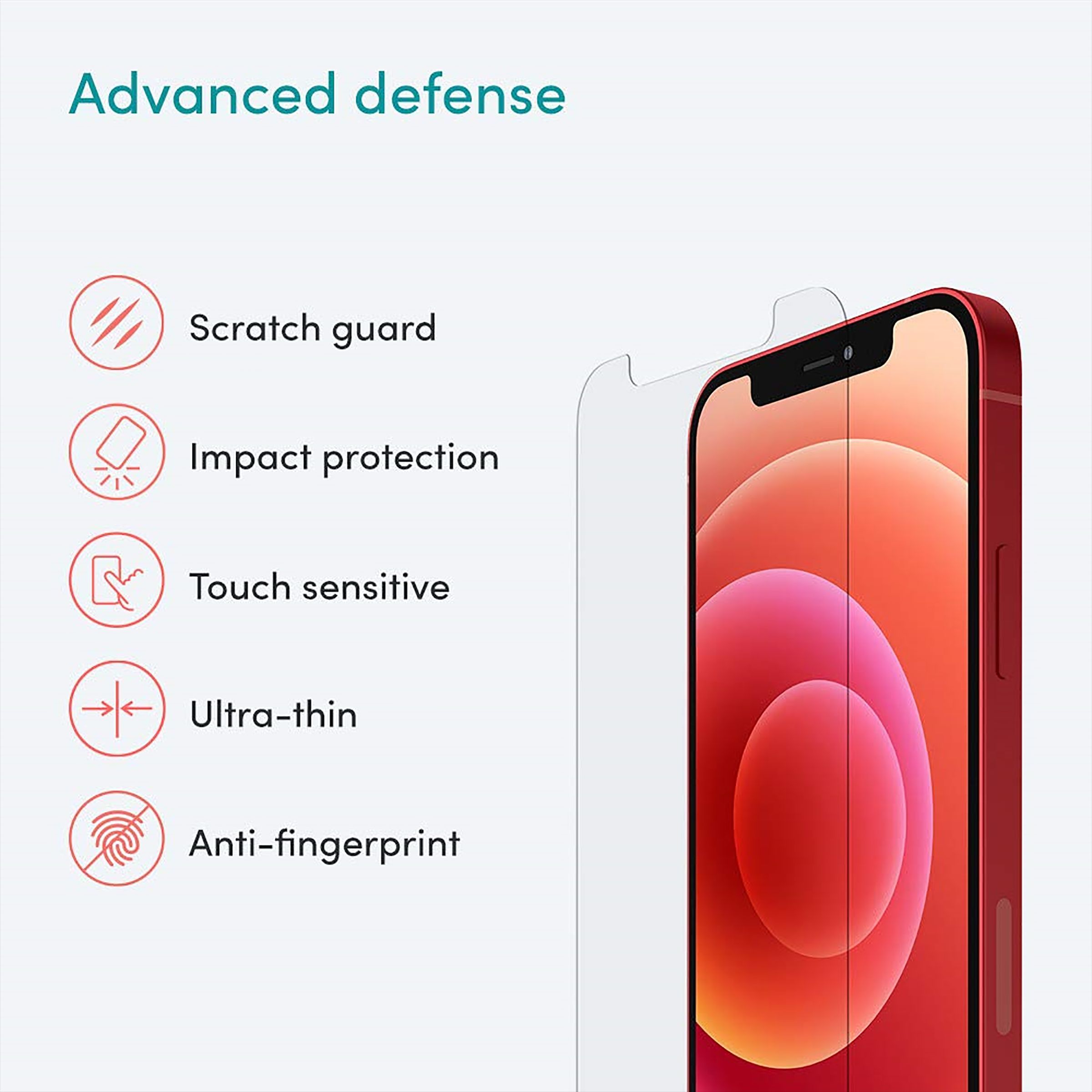 belkin Playa Screen Protector For iPhone 12 Pro and iPhone 12 (Smooth) belkin Playa Screen Protector For iPhone 12 Pro and iPhone 12 (Smooth)_8