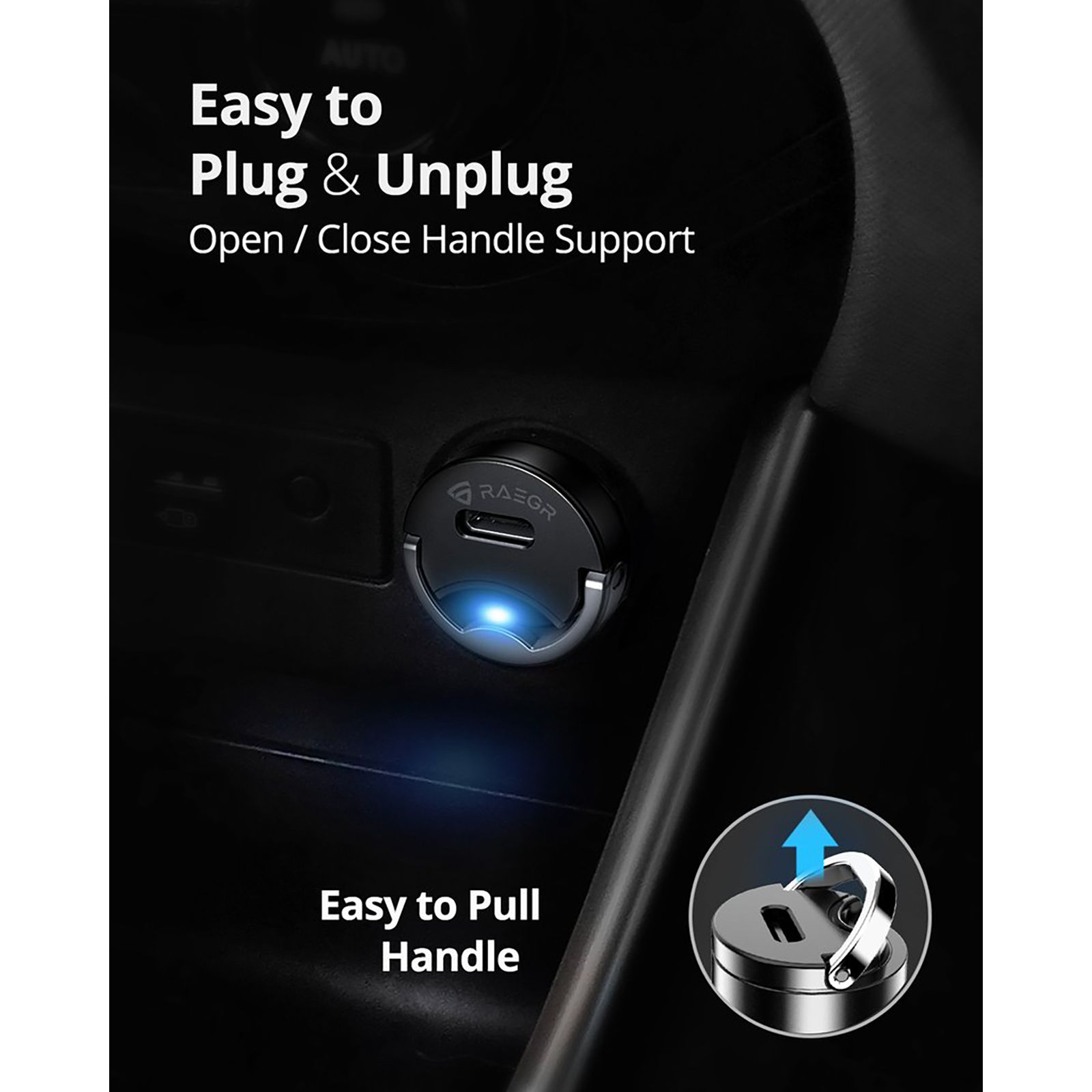 RAEGR RapidLink Dashboard (Efficient Quick Charging, RG10216, Black)_3