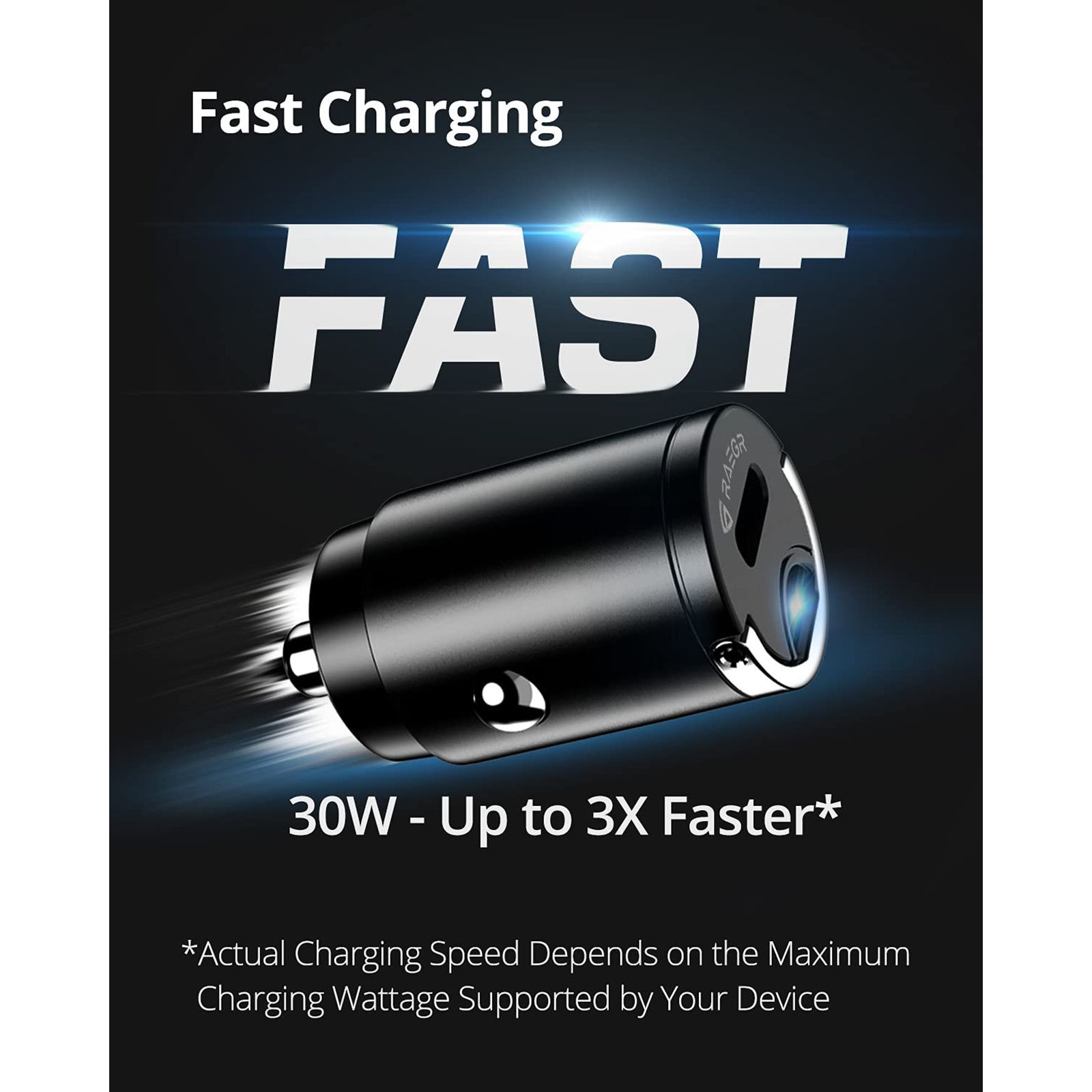 RAEGR RapidLink Dashboard (Efficient Quick Charging, RG10216, Black)_6