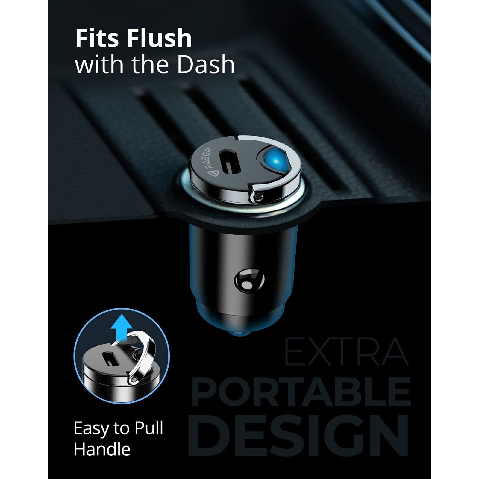 RAEGR RapidLink Dashboard (Efficient Quick Charging, RG10216, Black)_7