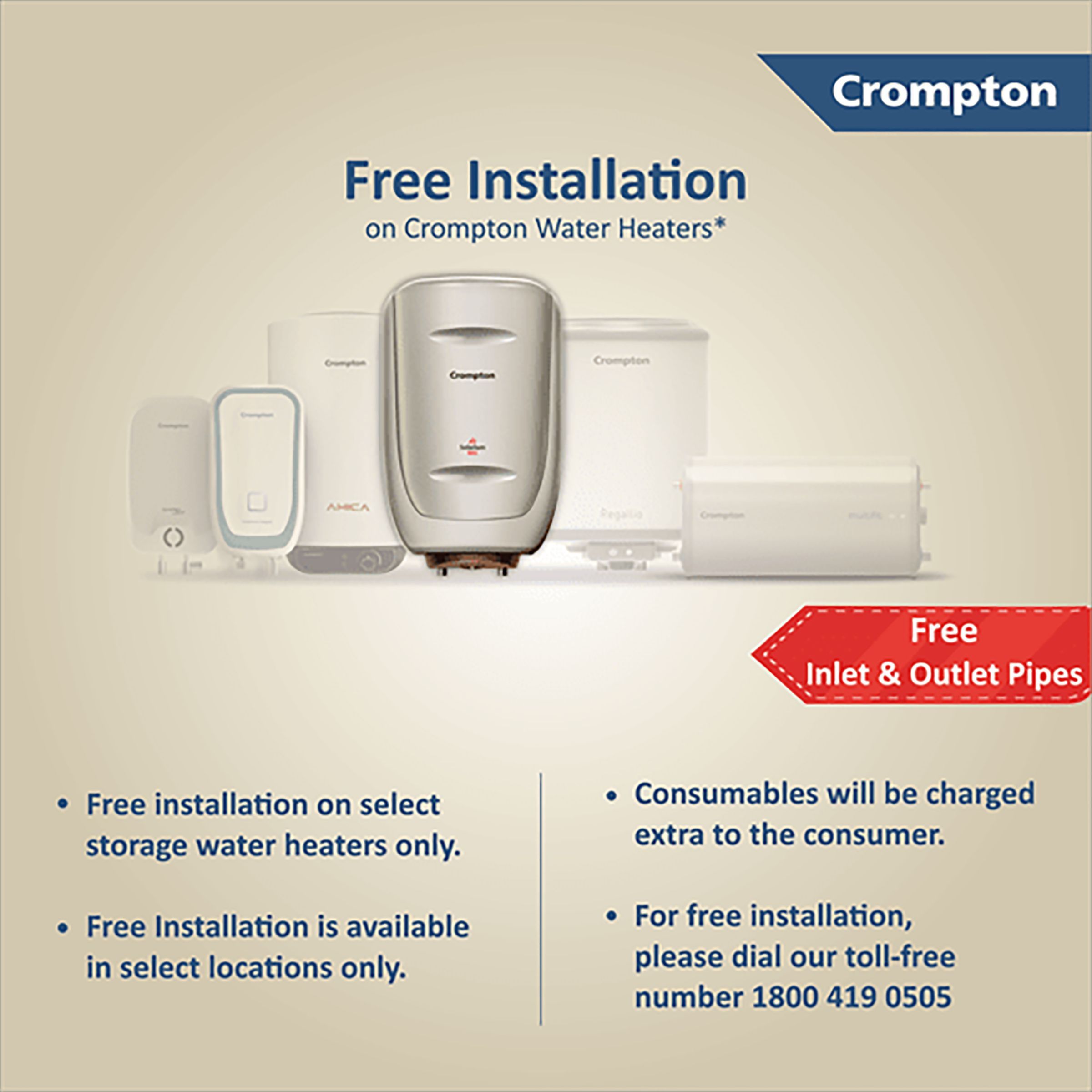 Crompton Solarium Neo 15 Litre 5 Star Vertical Storage Geyser with Anti Siphon Protection (Ivory)_5