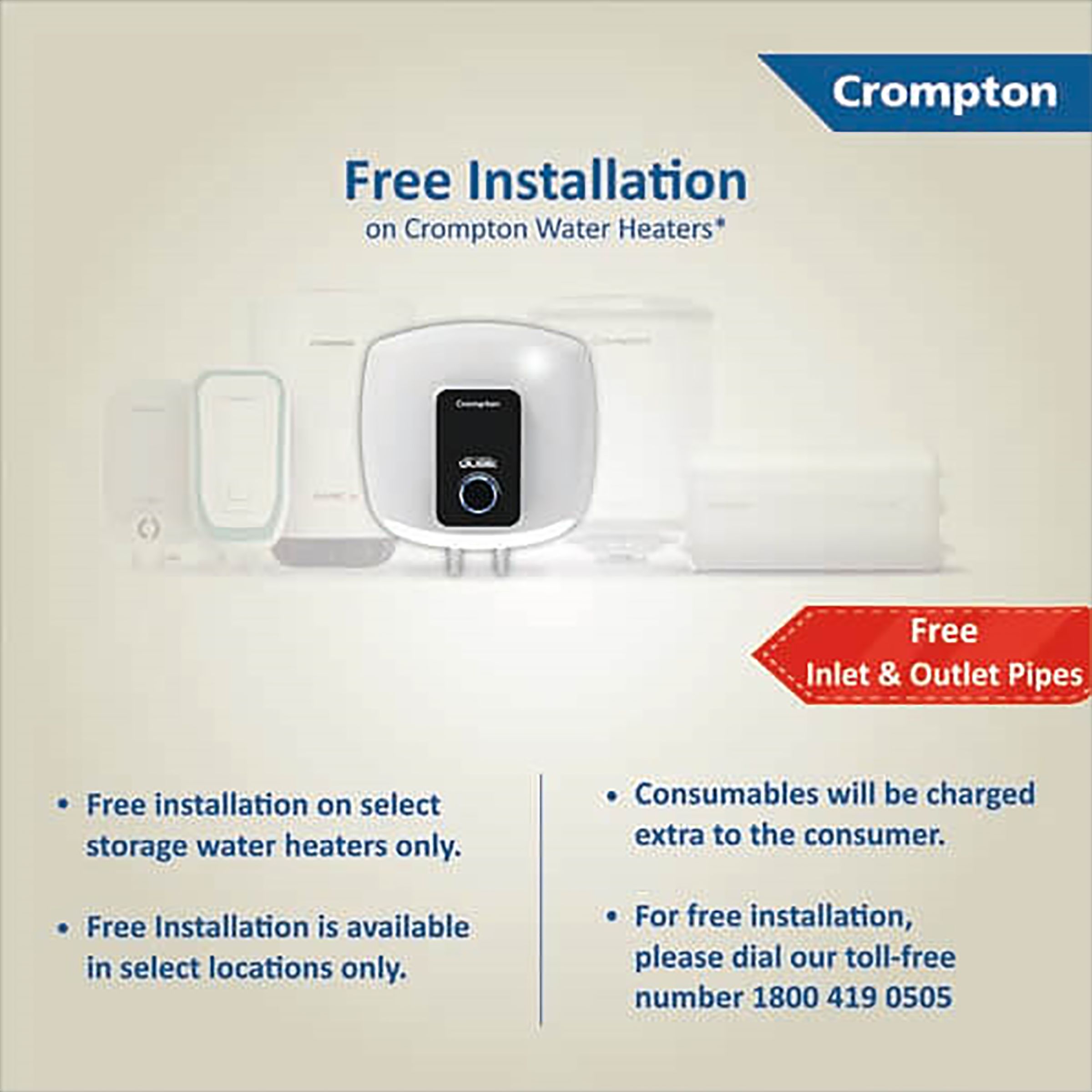 Crompton Solarium Qube 25 Litres 5 Star Storage Water Geyser (2000 Watts, ASWH-2425, White)_7