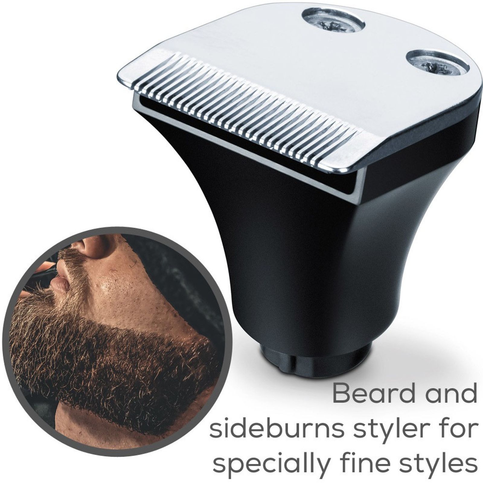 beurer HR 8000 Rechargeable Cordless Dry Shaver for Beard for Men (60mins Runtime, Fast Charging, Black)_7