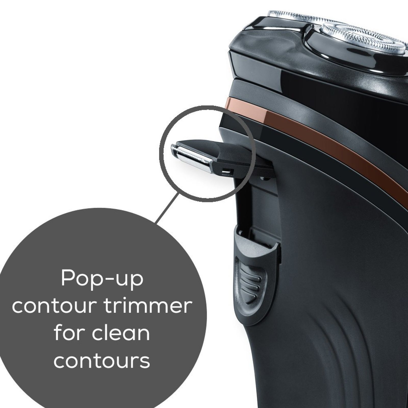 beurer HR 8000 Rechargeable Cordless Dry Shaver for Beard for Men (60mins Runtime, Fast Charging, Black)_9