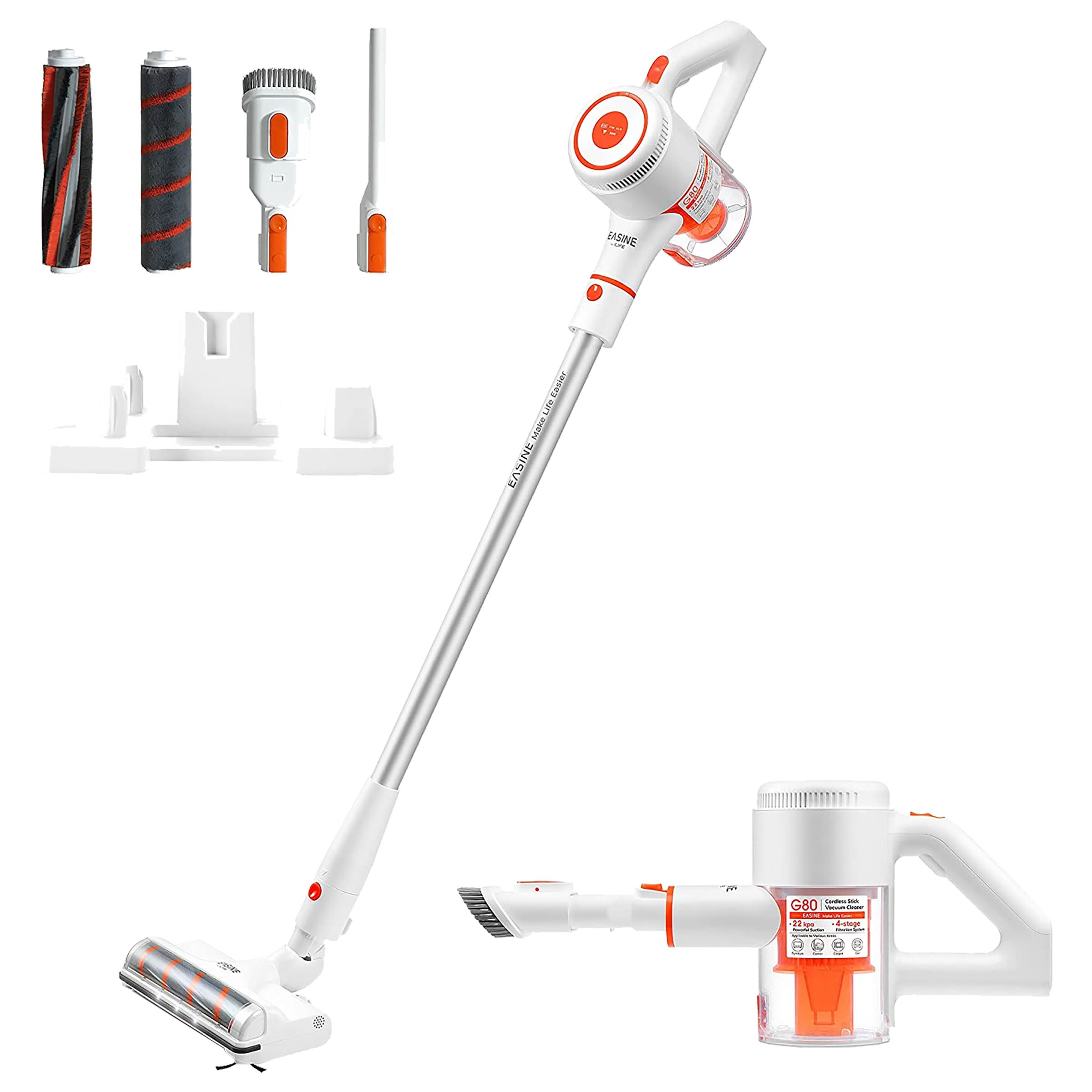 ILIFE 250 Watts Dry Vacuum Cleaner (0.65 Litres, G80, White) ILIFE 250 Watts Dry Vacuum Cleaner (0.65 Litres, G80, White)_2