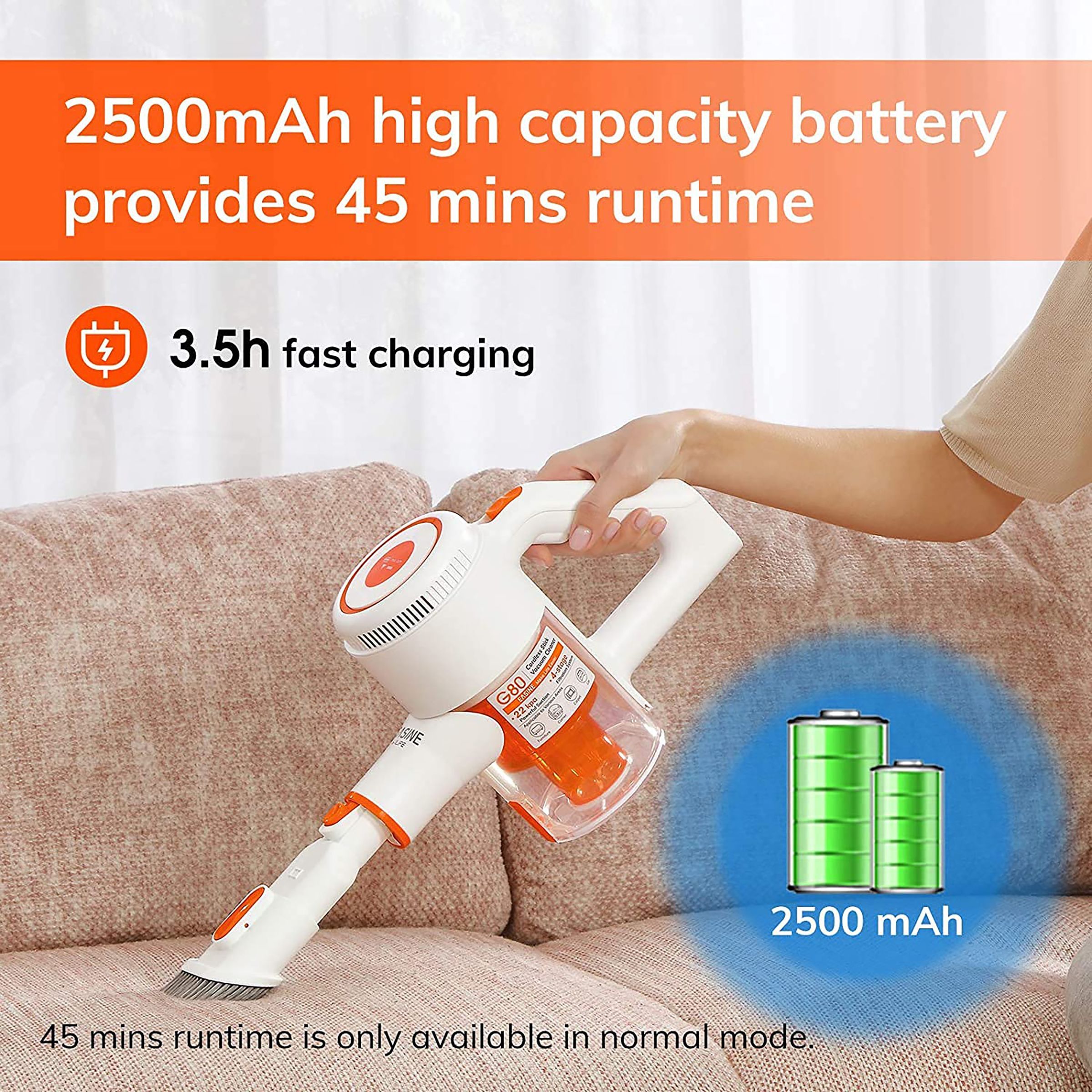 ILIFE 250 Watts Dry Vacuum Cleaner (0.65 Litres, G80, White) ILIFE 250 Watts Dry Vacuum Cleaner (0.65 Litres, G80, White)_7