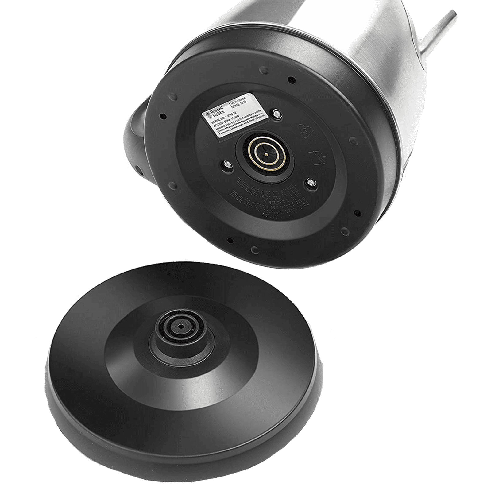 Russell Hobbs 1.8 Litres 1500 Watts Electric Kettle (Detachable Base, 360 Degree Swivel Base, DOME1818, Silver)_3