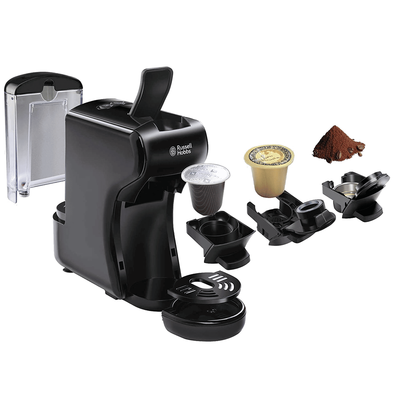 Russell Hobbs Automatic Coffee Maker (Makes Espresso, 15 Bar Pressure, 190713B, Black) Russell Hobbs Automatic Coffee Maker (Makes Espresso, 15 Bar Pressure, 190713B, Black)_5